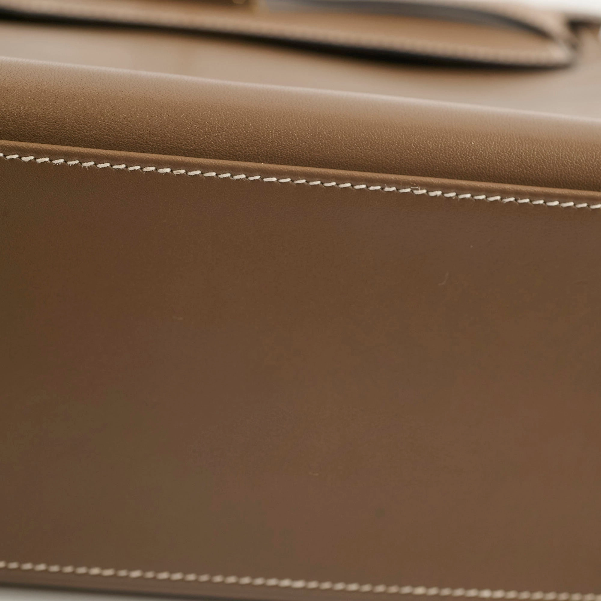 Hermes Kelly 28 Tadelakt Etoupe Stamp A
