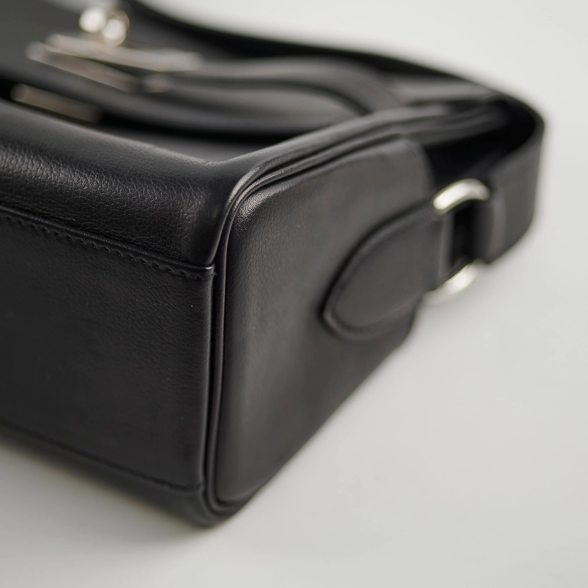 Hermes Kelly Messenger PM Bag Black
