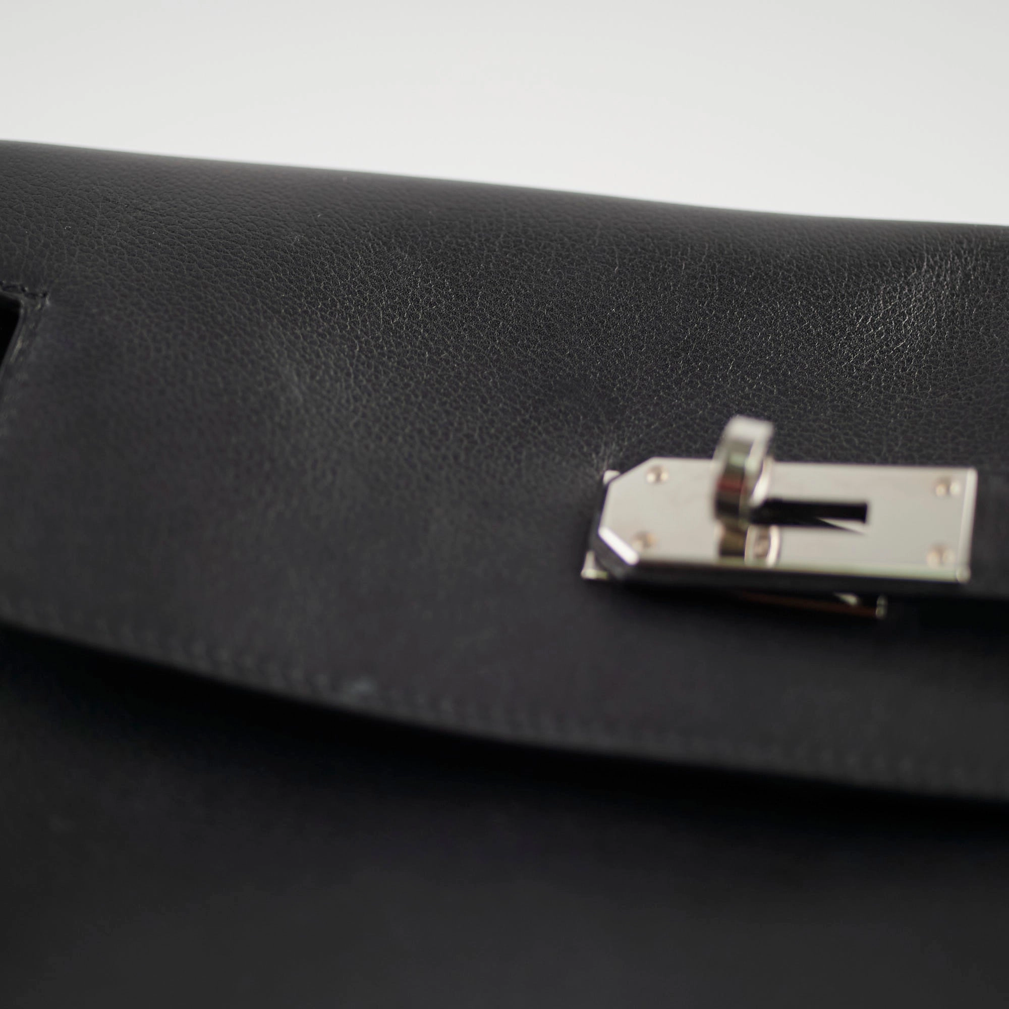 Hermes Kelly Messenger PM Bag Black
