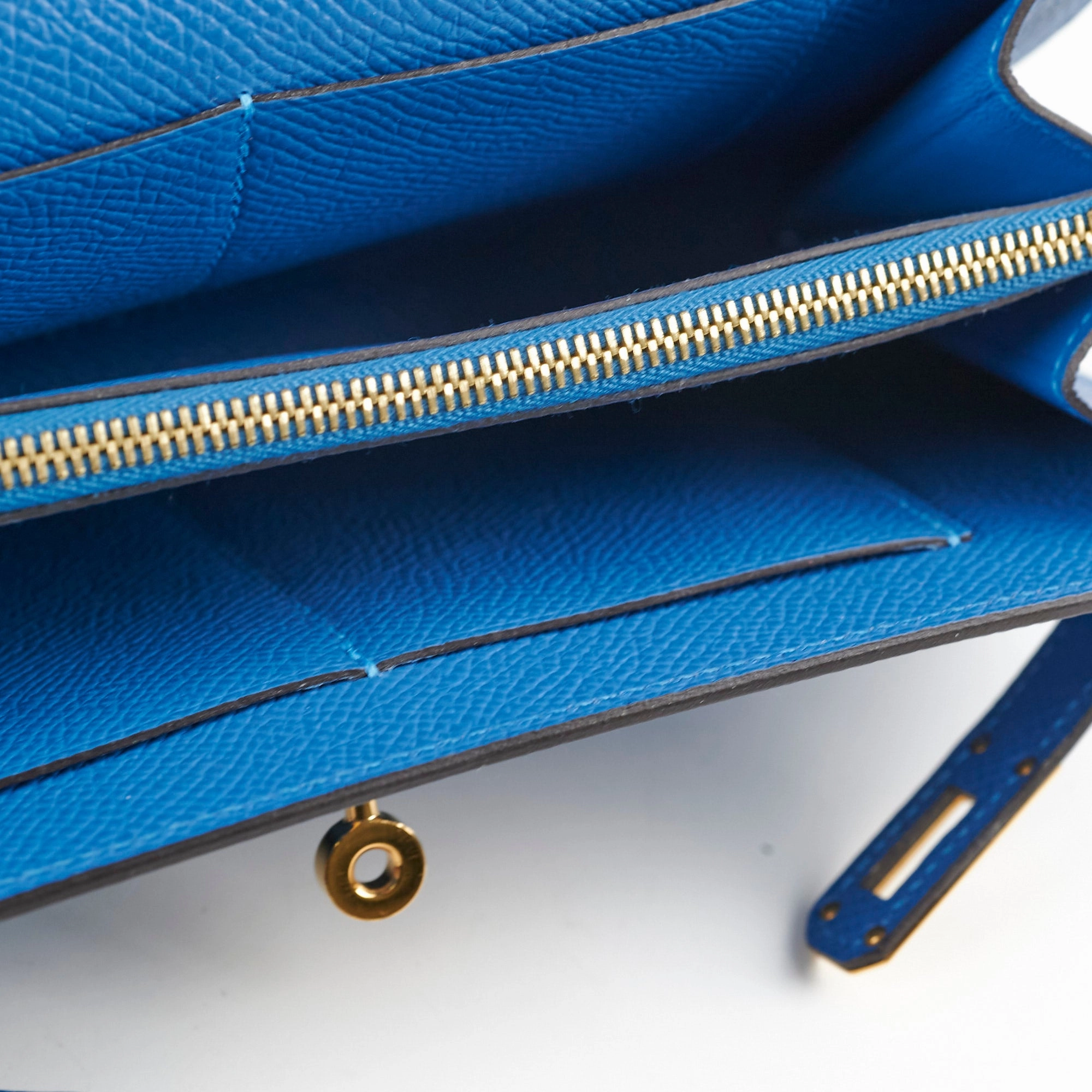 Hermes Kelly To Go Epsom/Alligator Mykonos/Bleu Zellige 2021