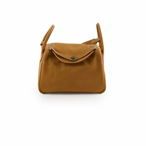Hermes Lindy 30 Caramel Evercolor T Stamp