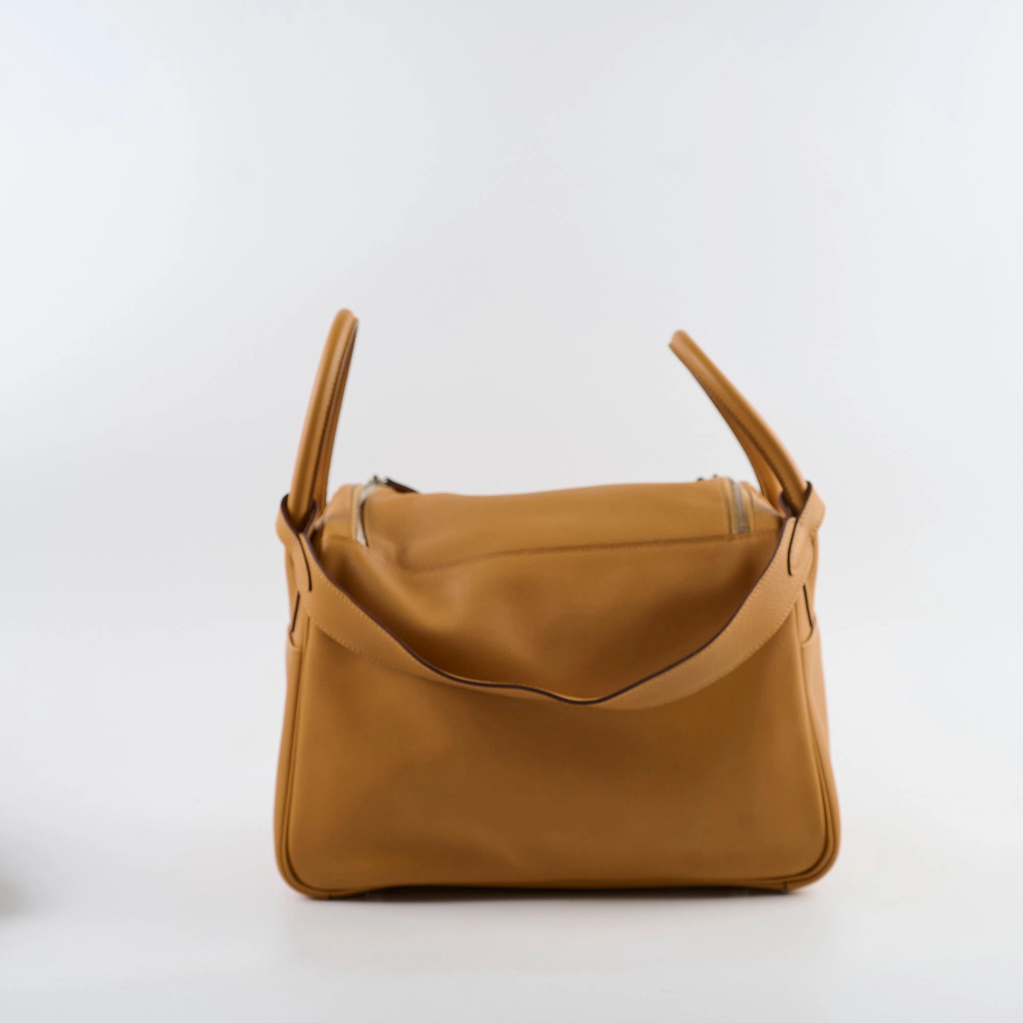 Hermes Lindy 30 Caramel Evercolor T Stamp