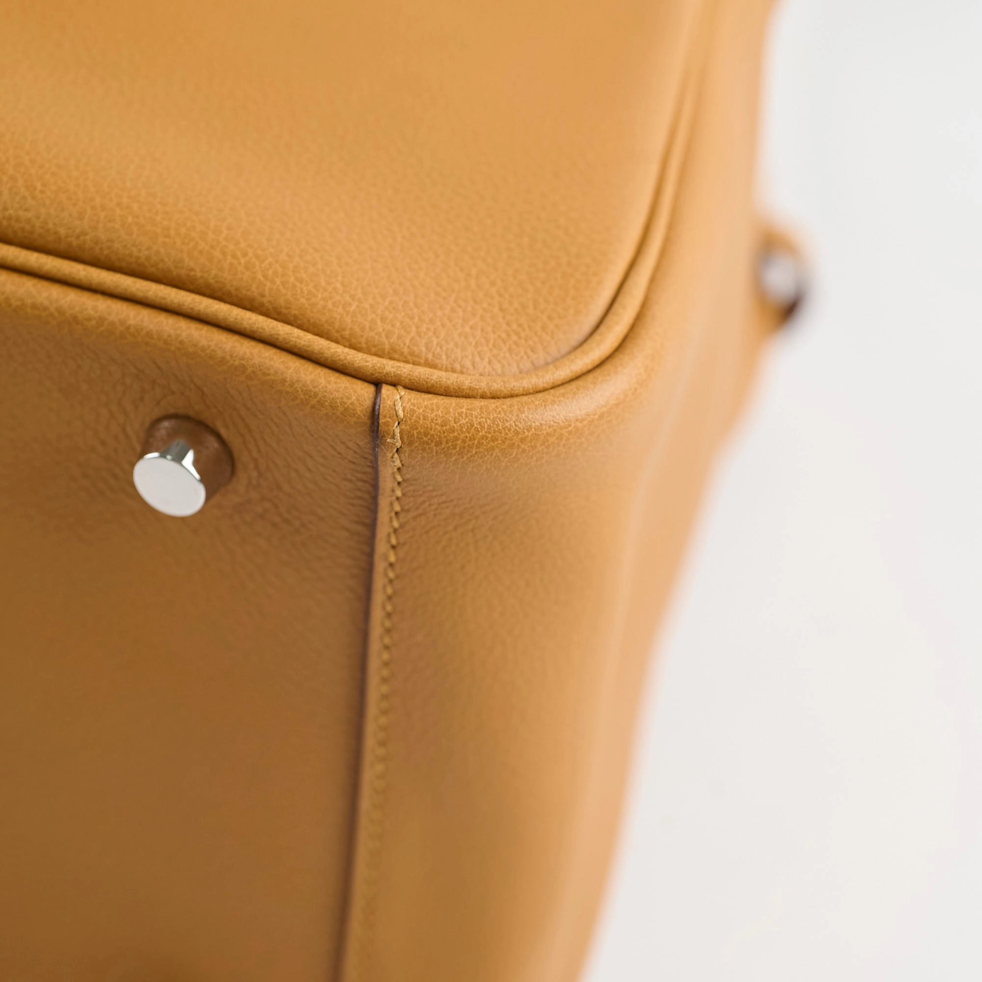 Hermes Lindy 30 Caramel Evercolor T Stamp