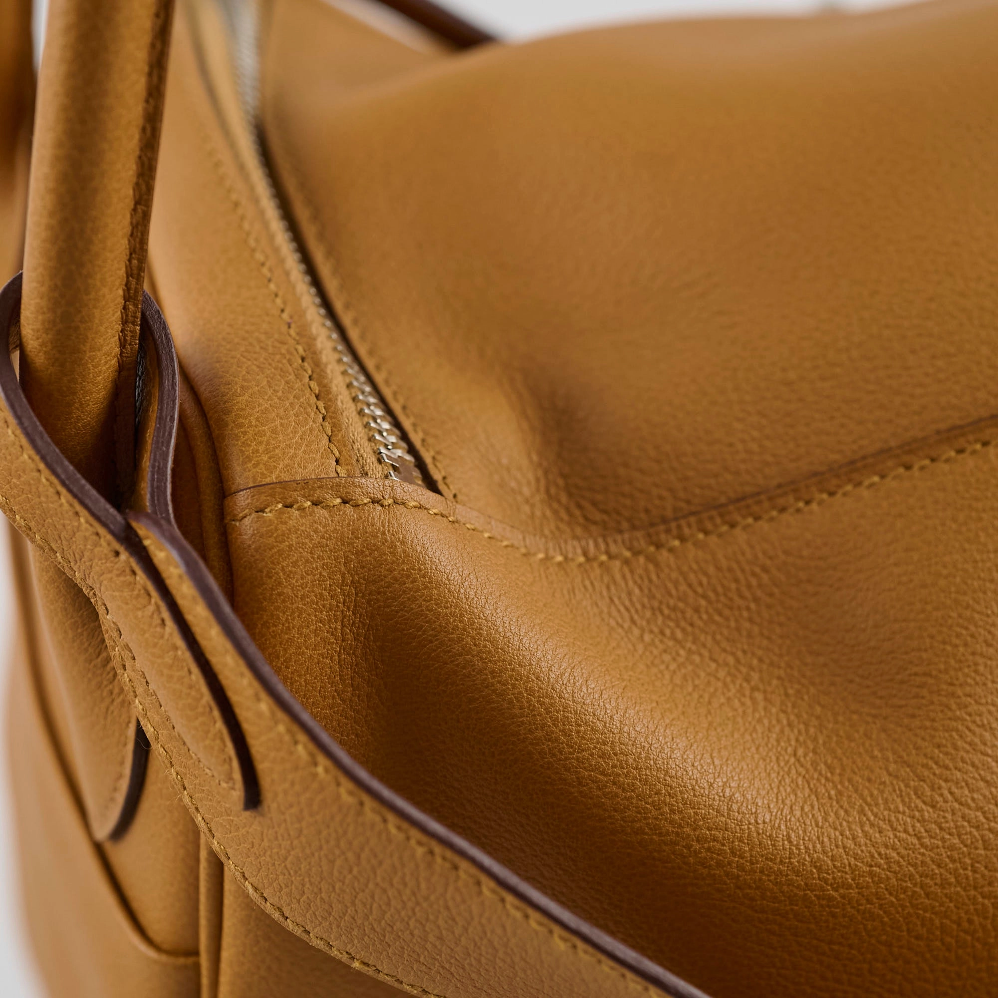 Hermes Lindy 30 Caramel Evercolor T Stamp