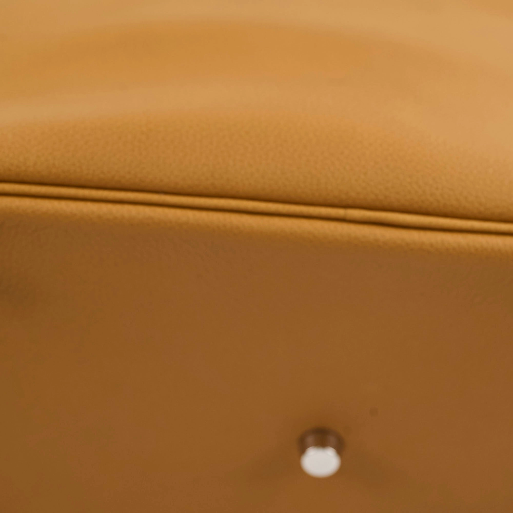 Hermes Lindy 30 Caramel Evercolor T Stamp
