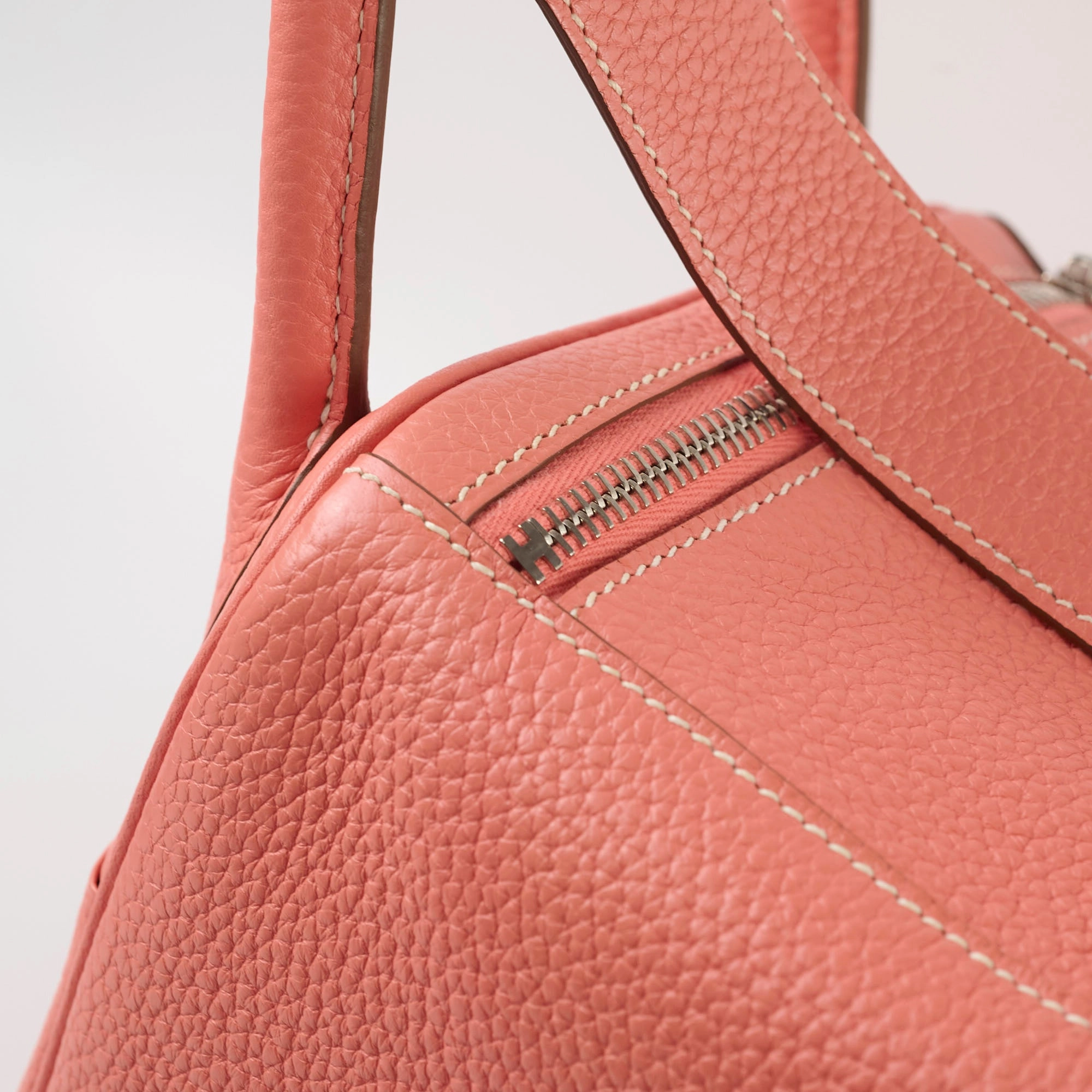 Hermes Lindy 30 Flamingo Clemence PHW 2013
