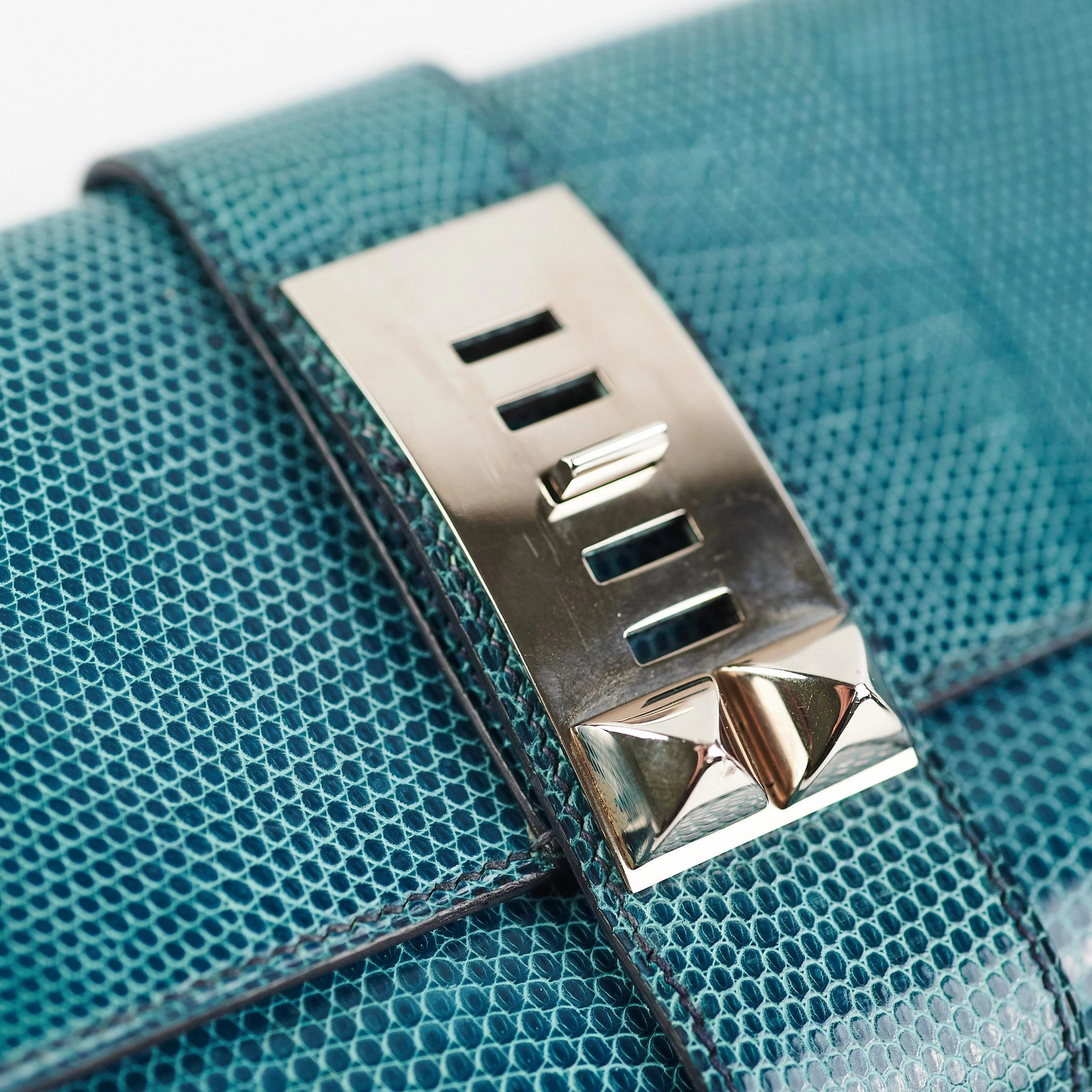 Hermes Medor Lizard Clutch - R Stamp 2014