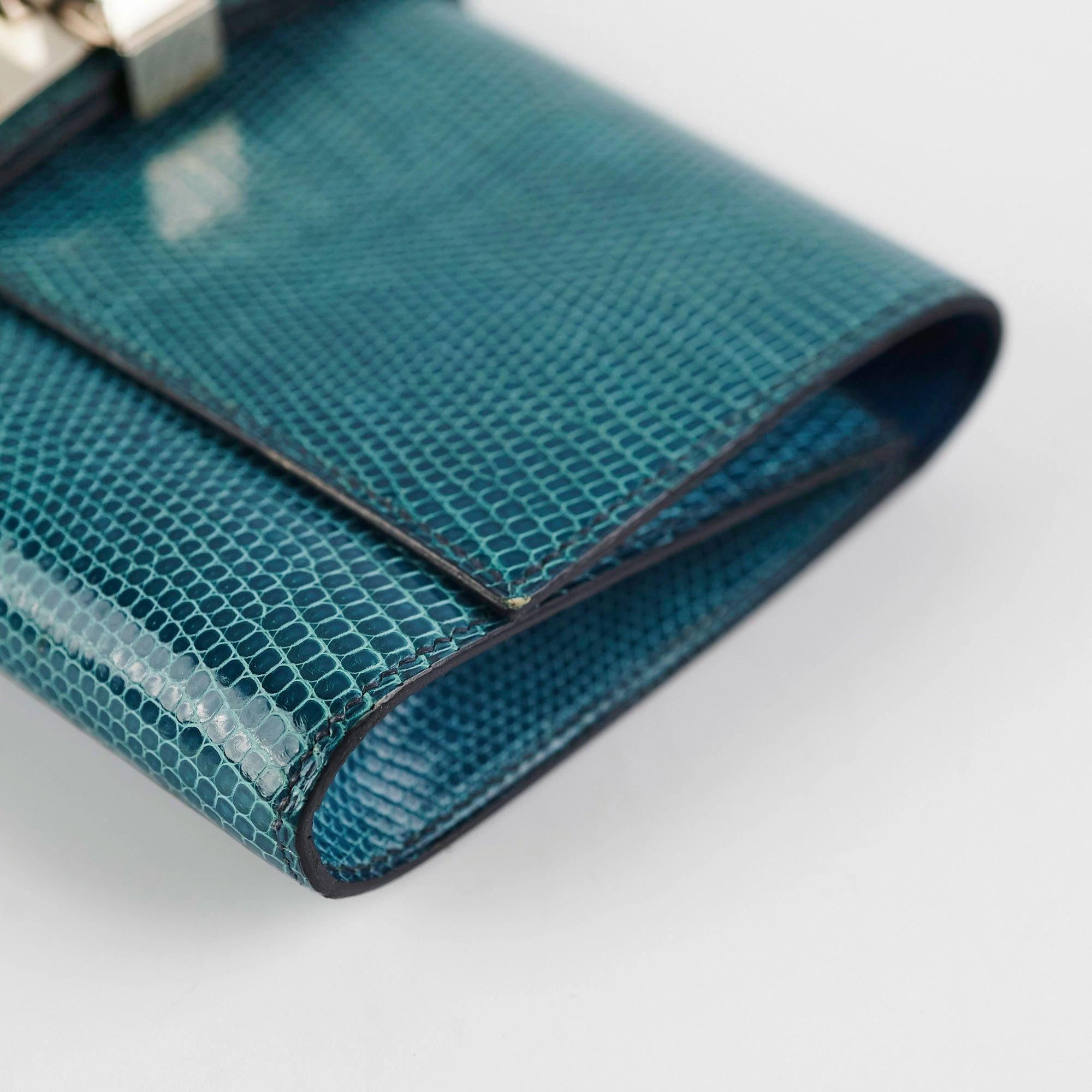 Hermes Medor Lizard Clutch - R Stamp 2014