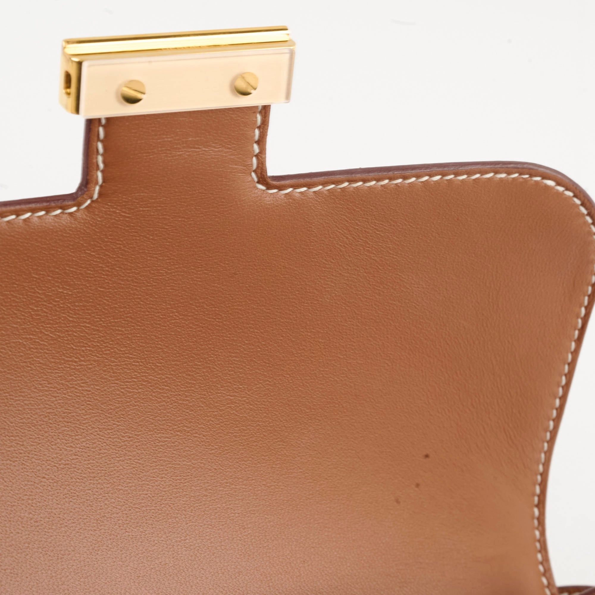 Hermes Mini Constance 18 Gold Epsom B Stamp