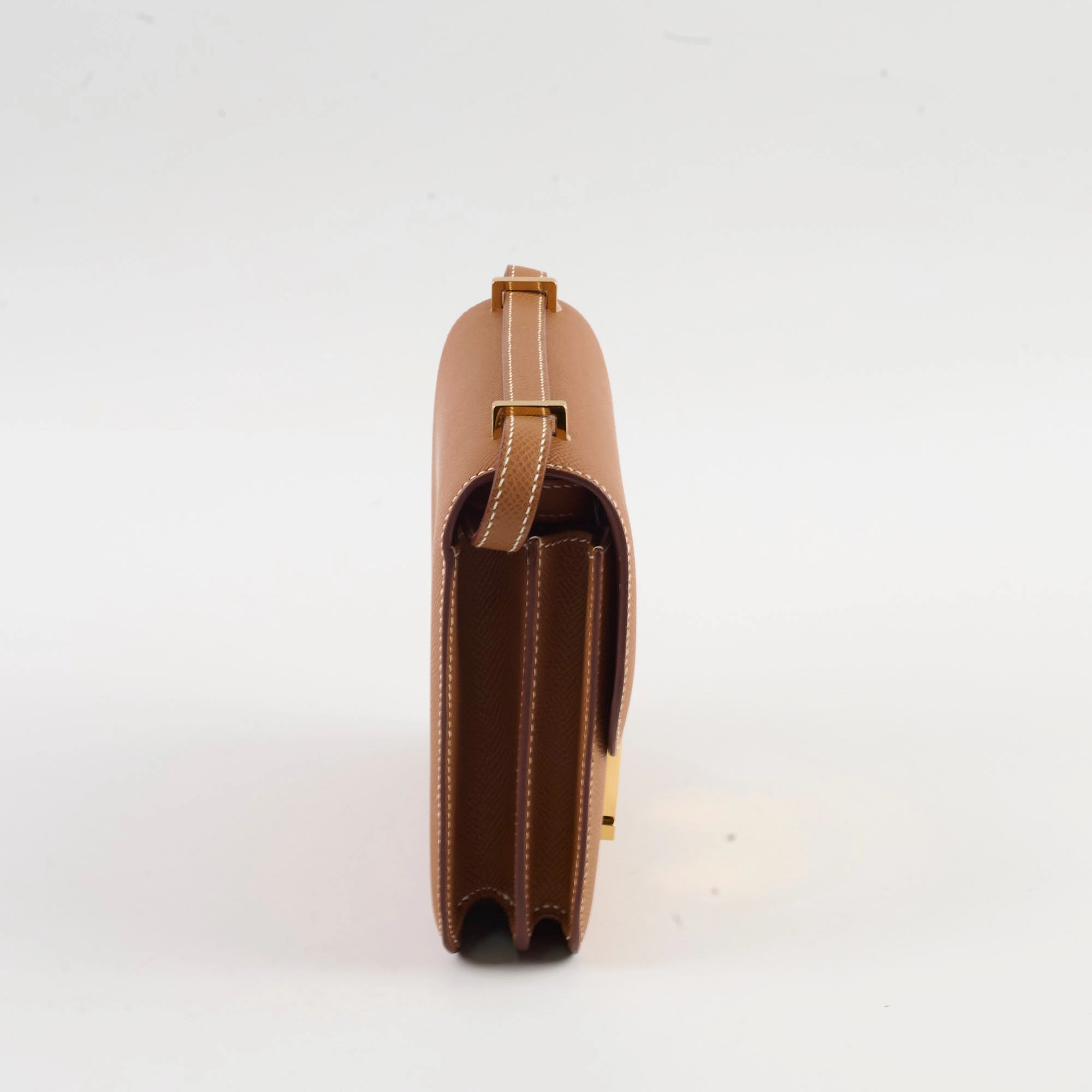 Hermes Mini Constance 18 Gold Epsom B Stamp