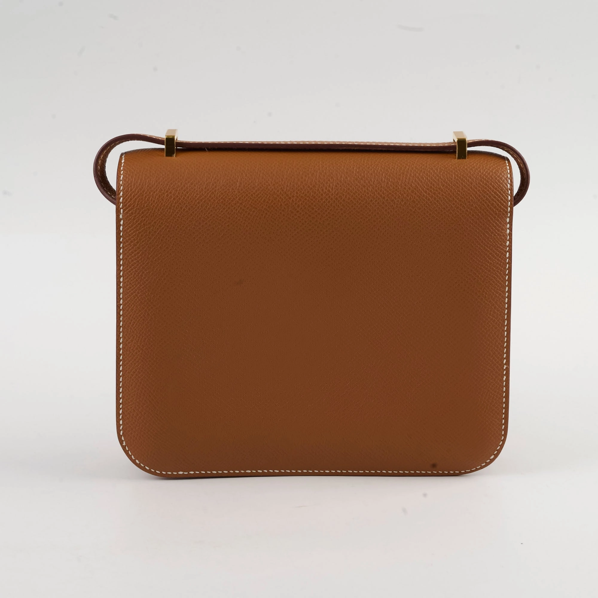 Hermes Mini Constance 18 Gold Epsom B Stamp