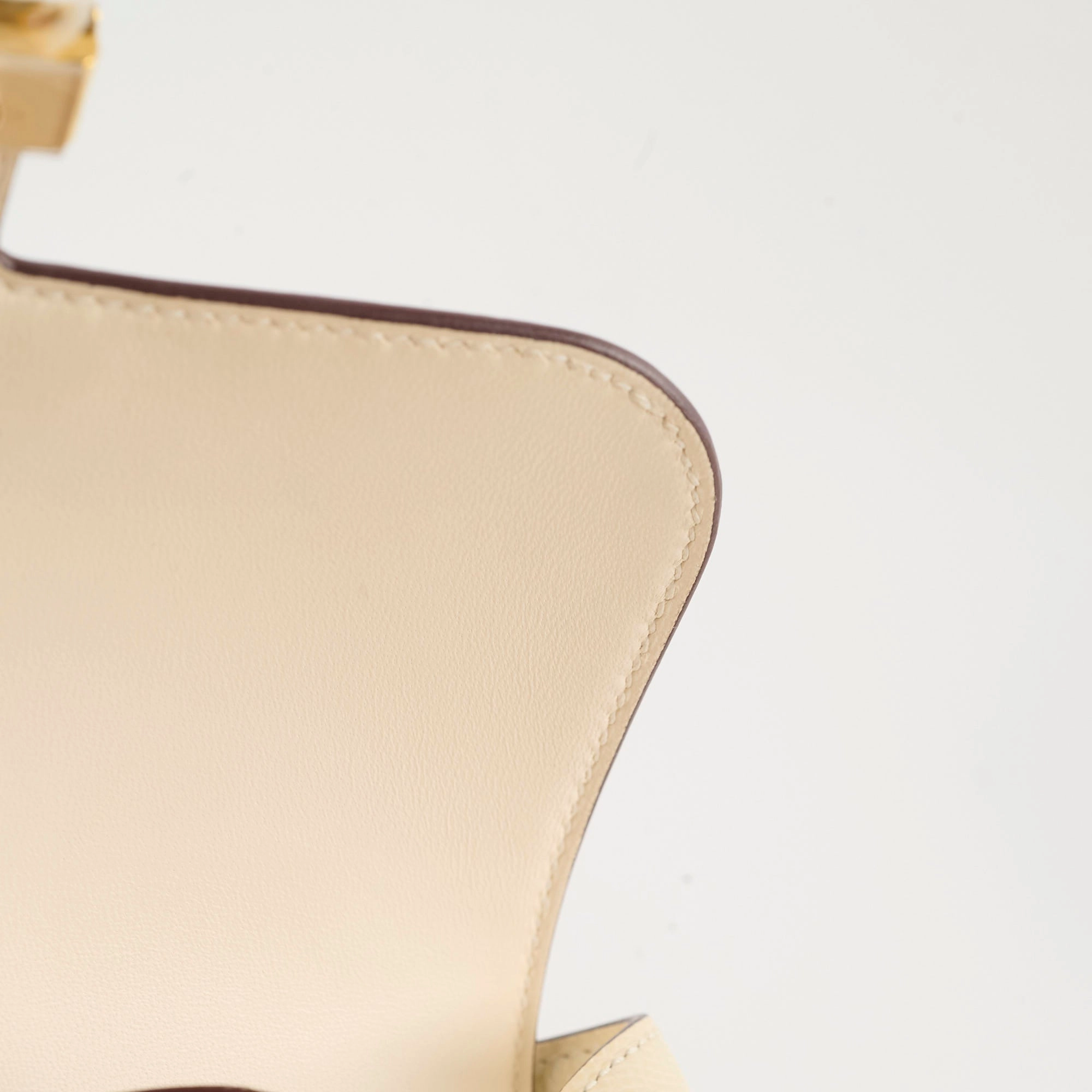 Hermes Mini Constance 18 Nata Epsom U Stamp 2022