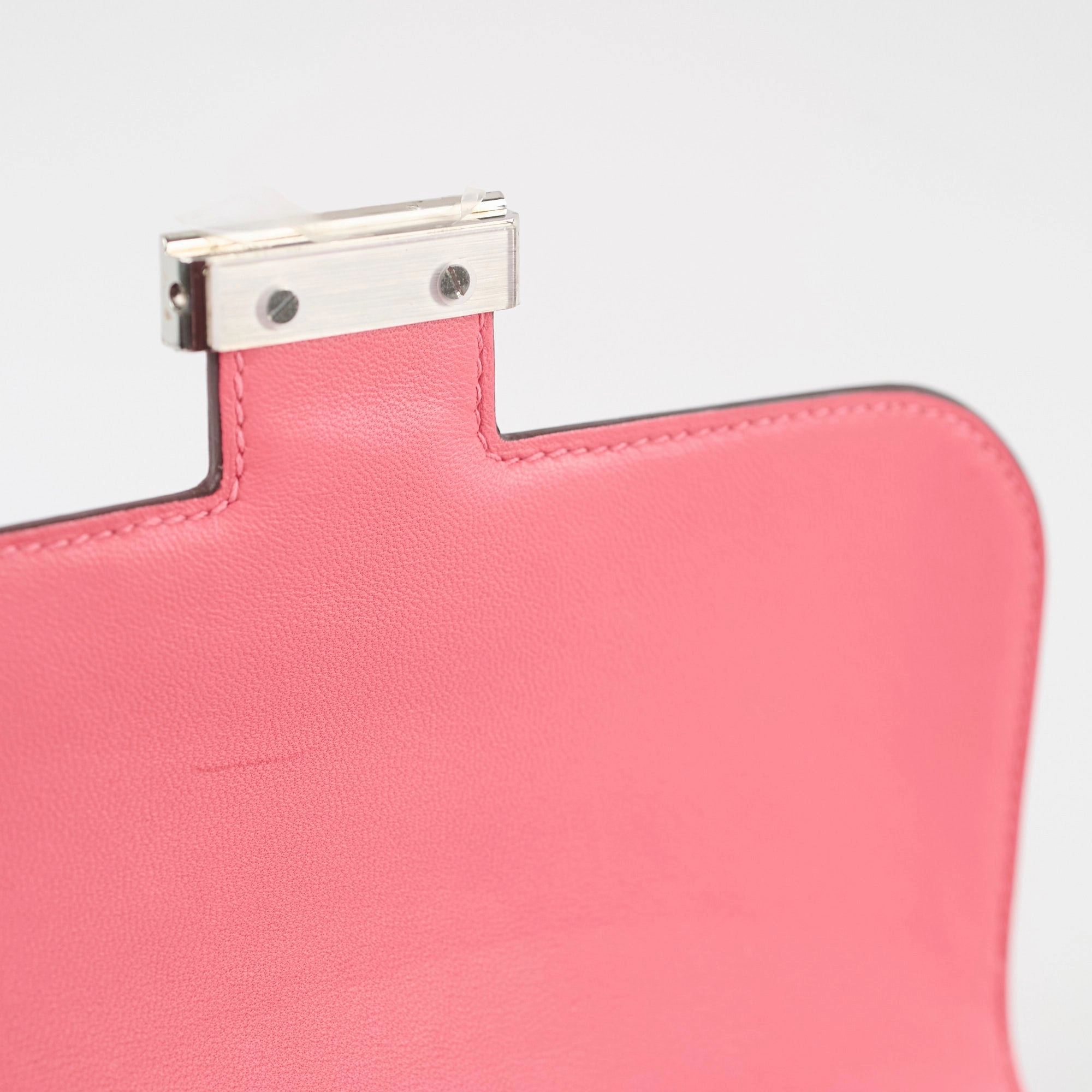 Hermes Mini Constance 18 Rose Azalee Evercolour C Satmp