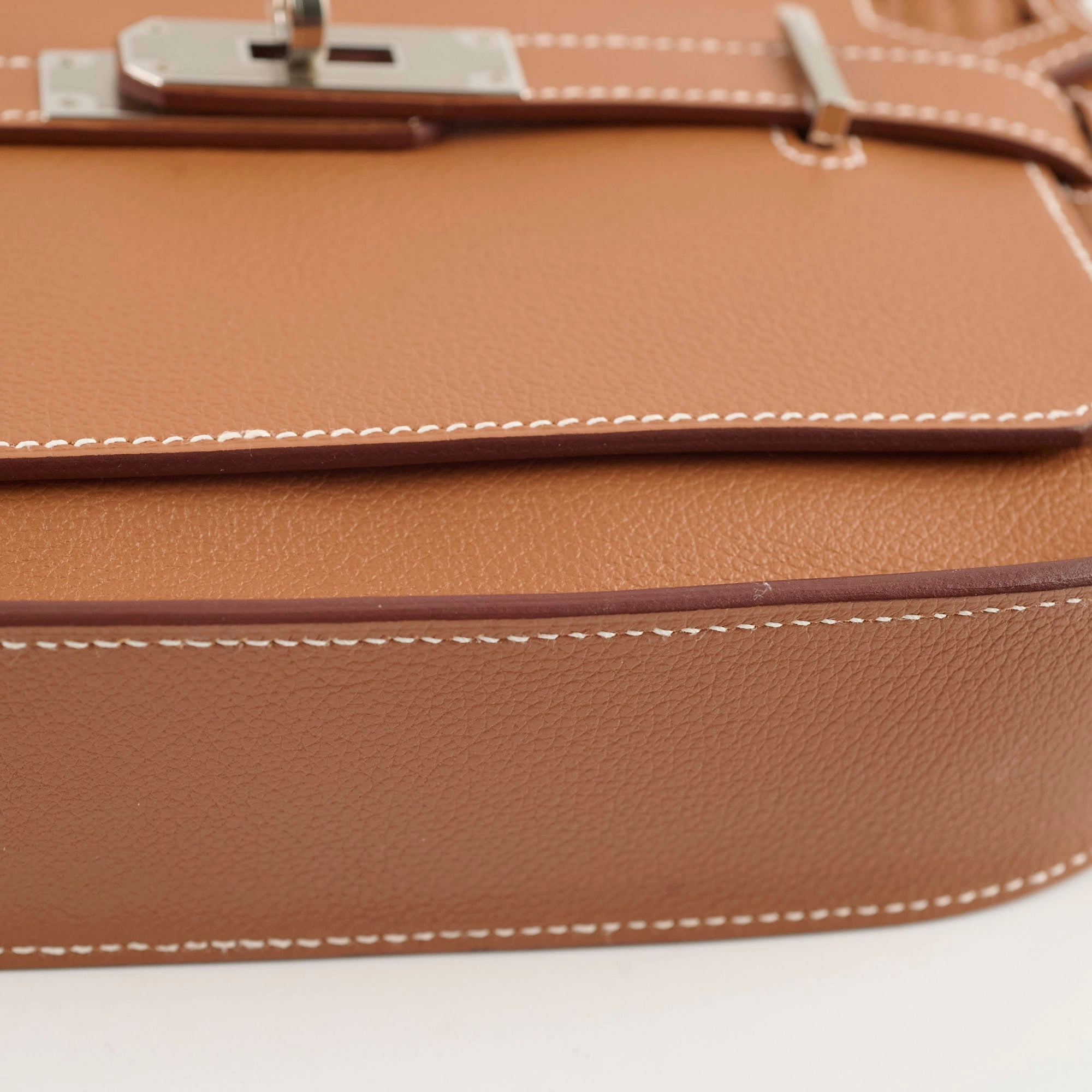 Hermes Mini Jypsiere Gold Evercolor B Stamp