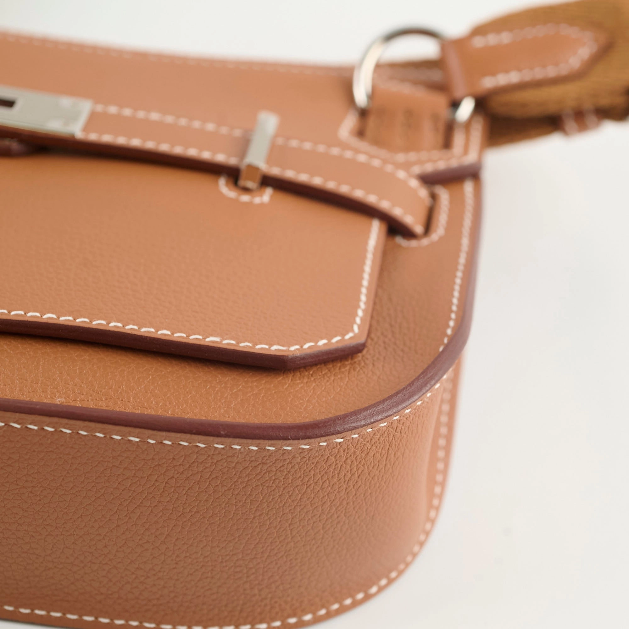 Hermes Mini Jypsiere Gold Evercolor B Stamp