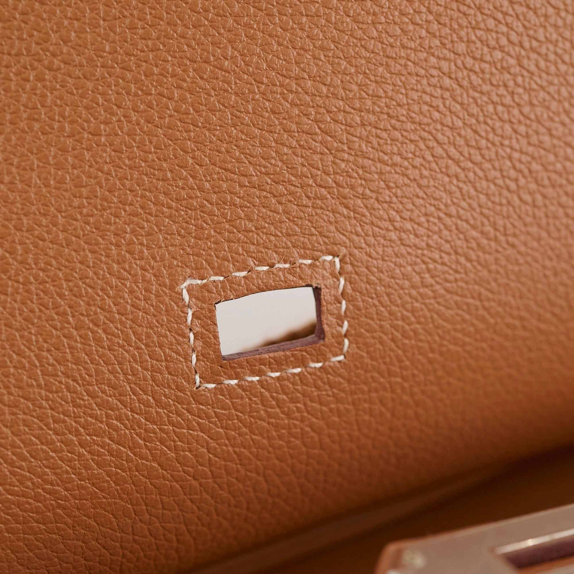 Hermes Mini Jypsiere Gold Evercolor B Stamp