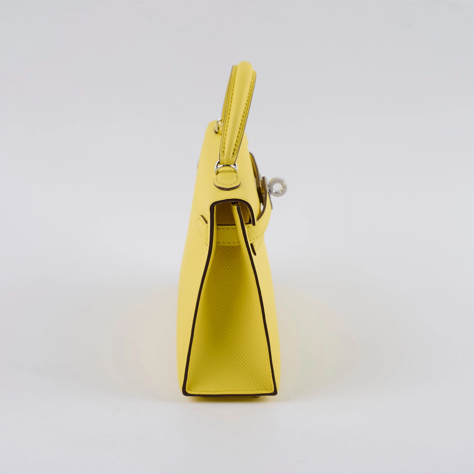Hermes Mini Kelly PHW Yellow W Stamp