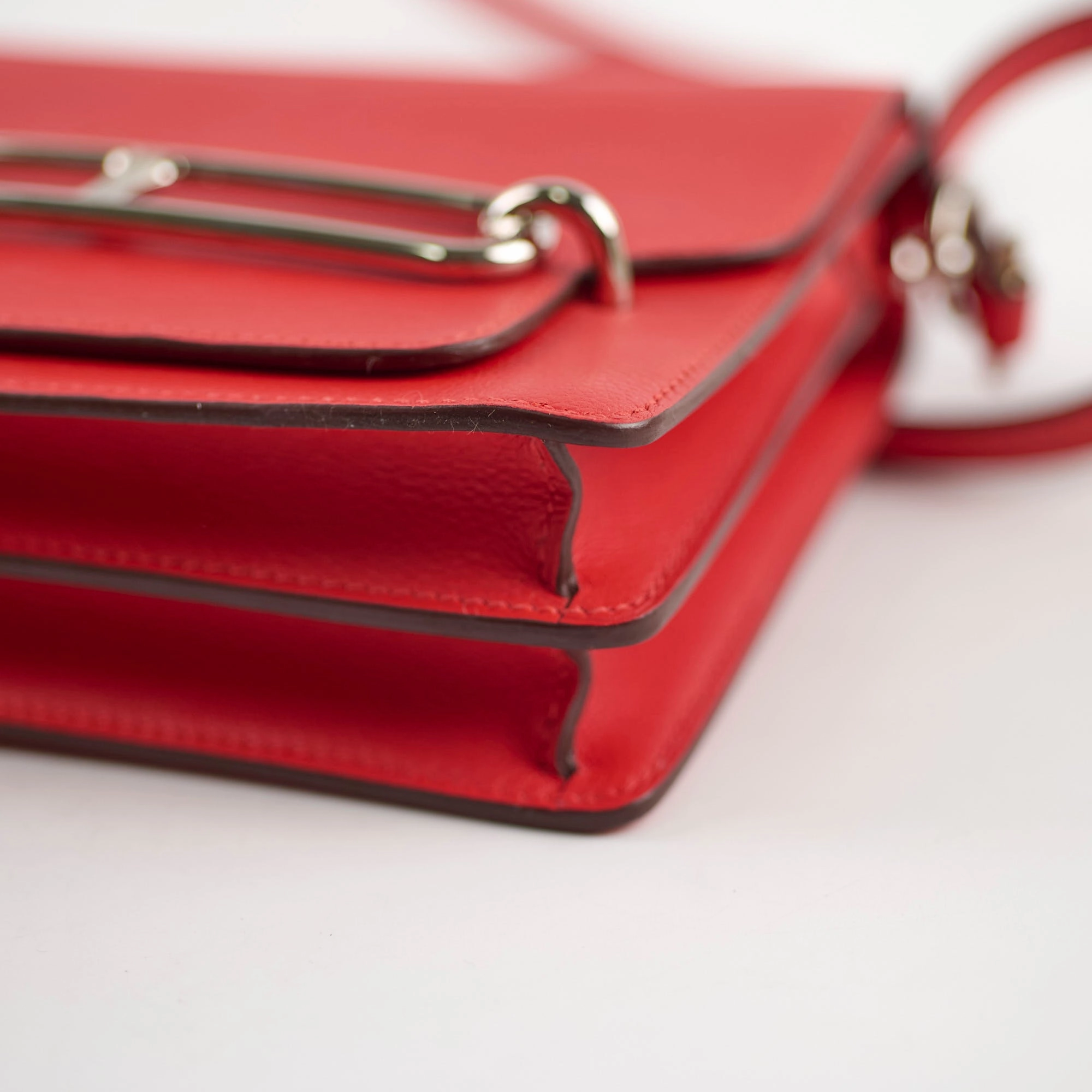 Hermes Mini Roulis Evercolor Red X Stamp