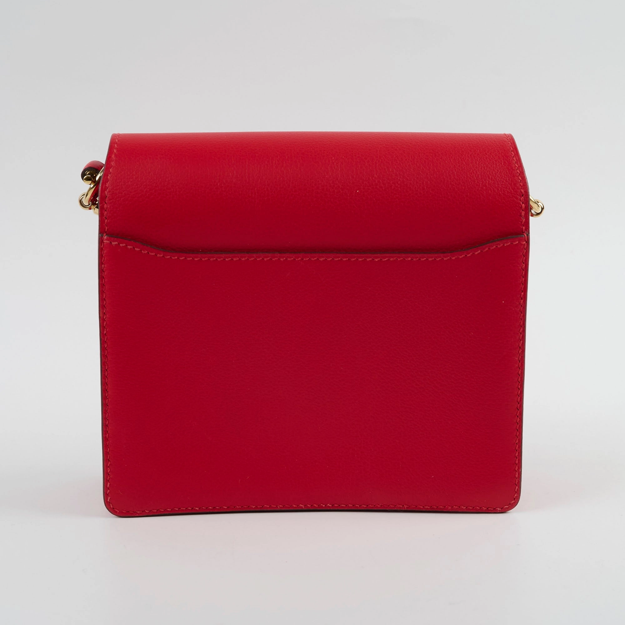 Hermes Mini Roulis Evercolour Red Permabrass HW
