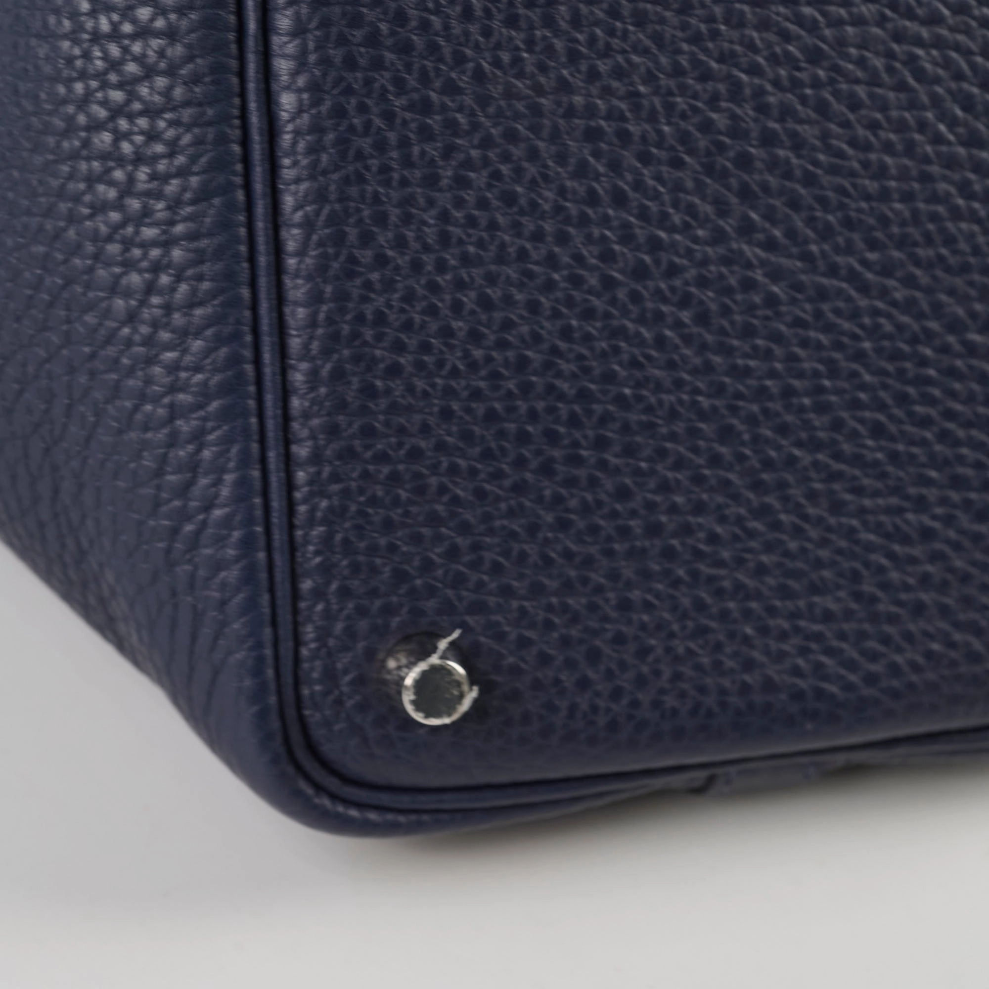 Hermes Picotin 18 Blue Nuit/France Clemence Z stamp