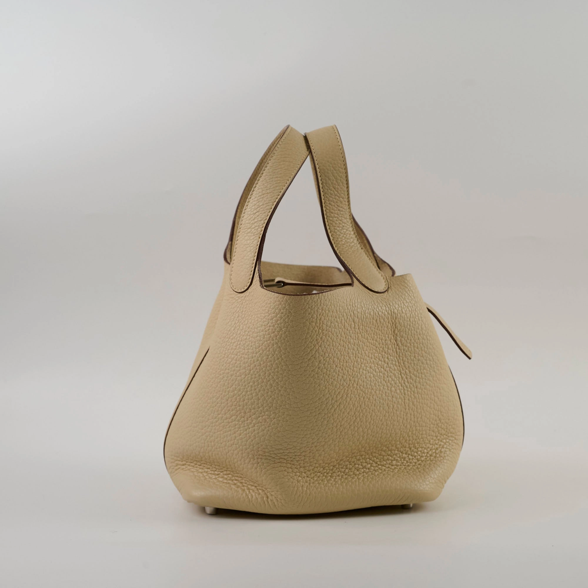 Hermes Picotin 18 (Old Version) Craie Stamp Sqaure L