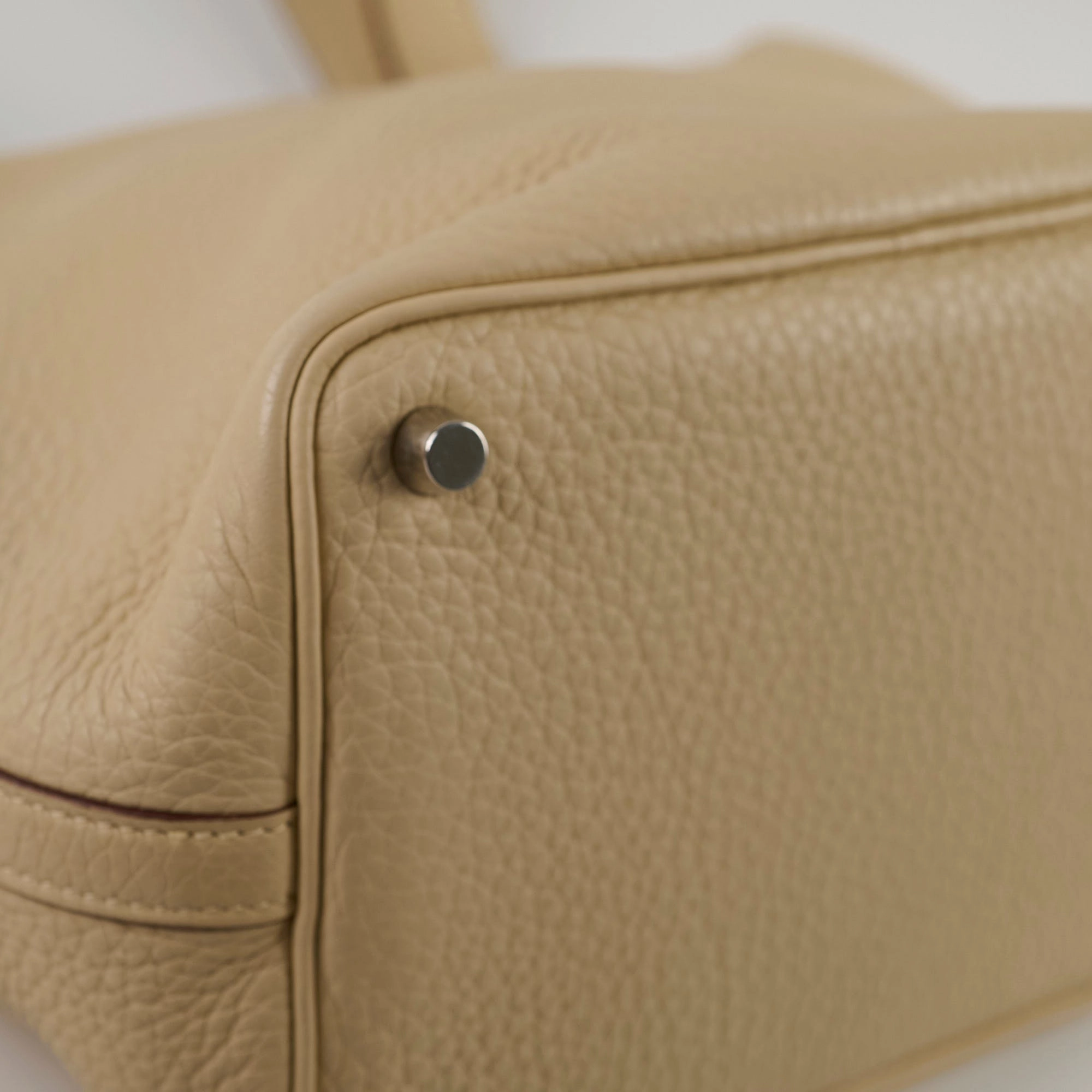 Hermes Picotin 18 (Old Version) Craie Stamp Sqaure L