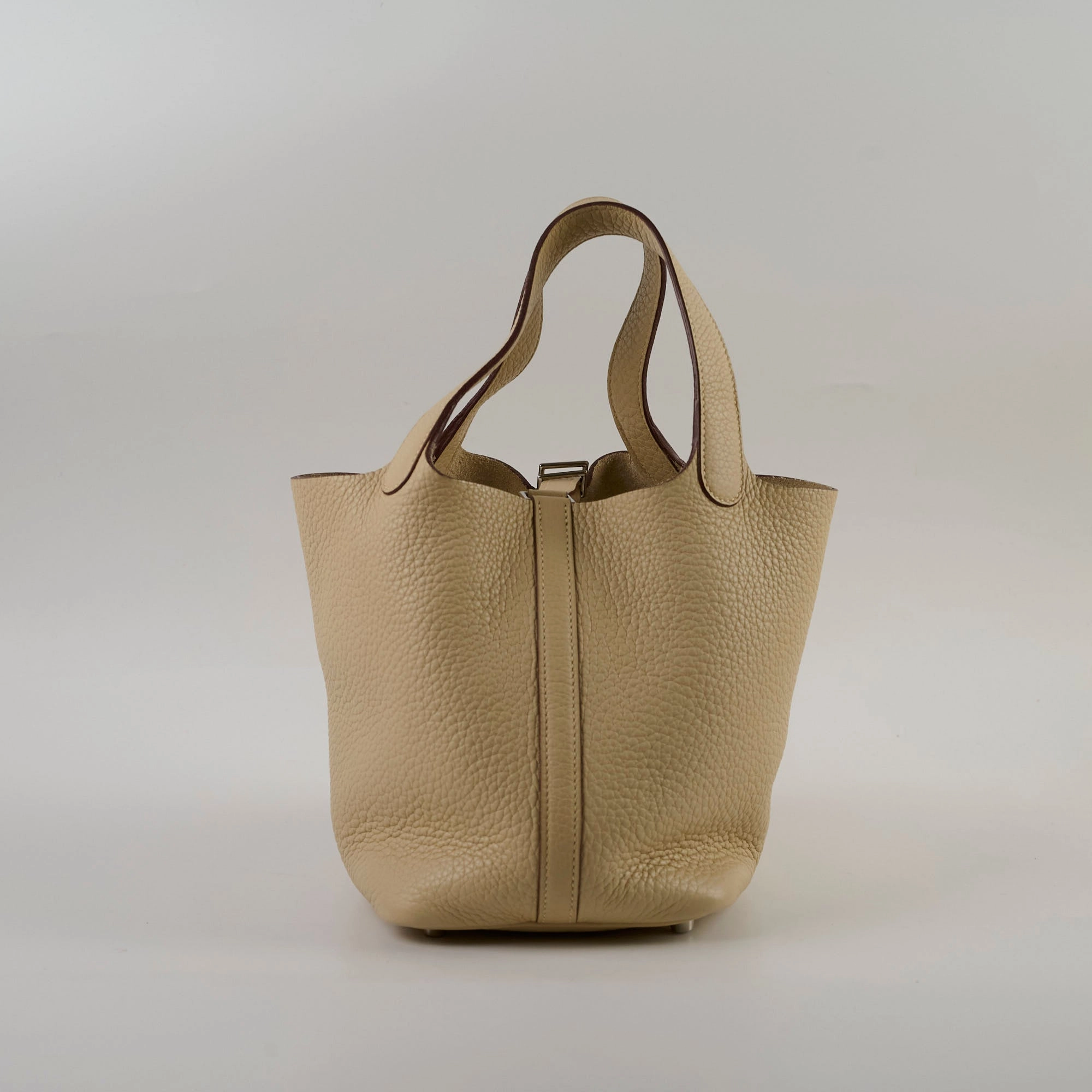Hermes Picotin 18 (Old Version) Craie Stamp Sqaure L