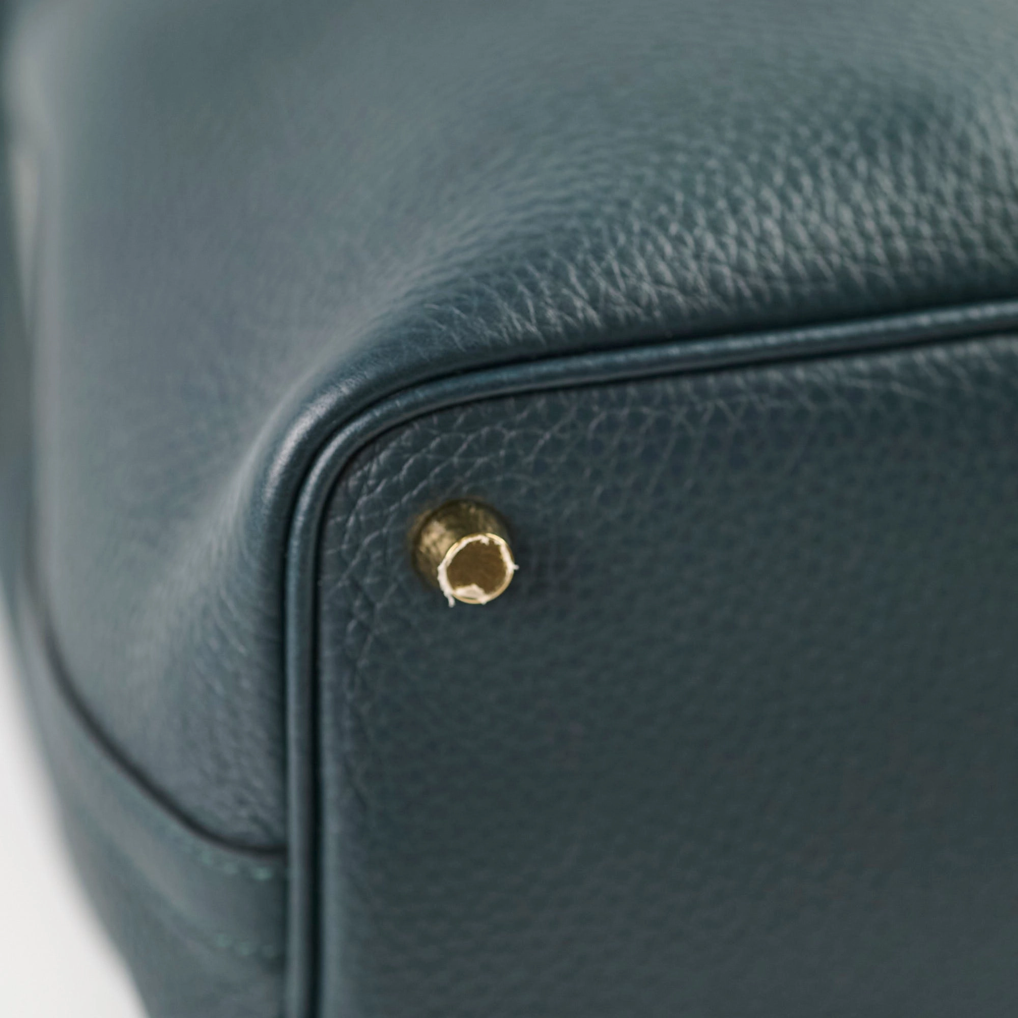 Hermes Picotin 18 Vert Cypres Clemence GHW