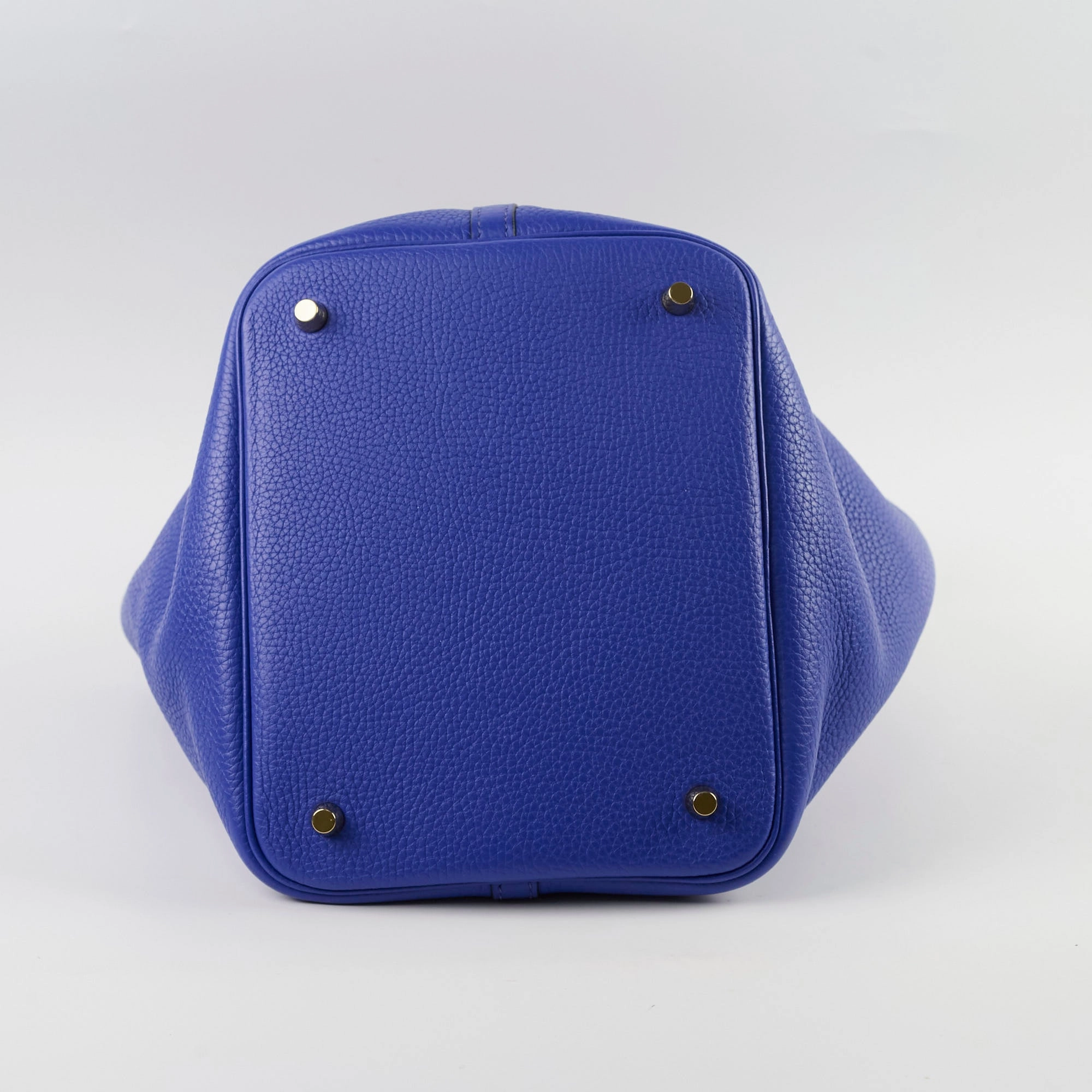 Hermes Picotin 22 Clemence Blue Electric A Stamp