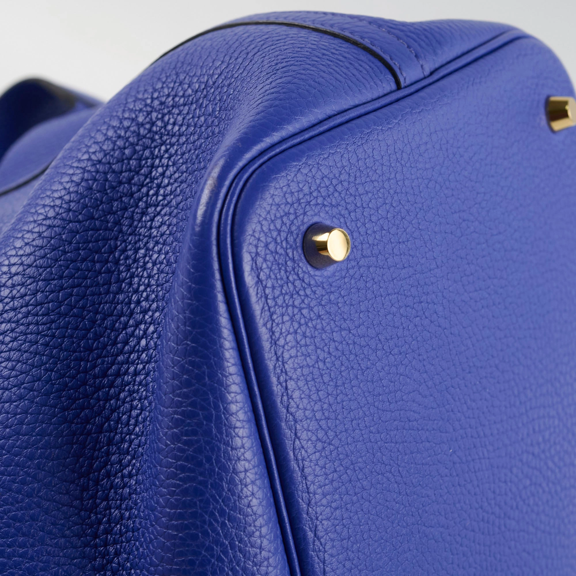 Hermes Picotin 22 Clemence Blue Electric A Stamp