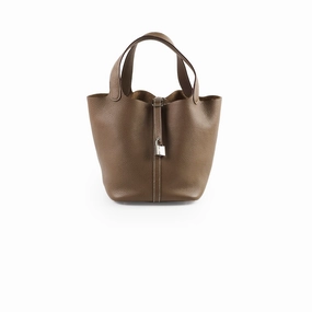 Hermes Picotin 22 Clemence Etoupe - U Stamp