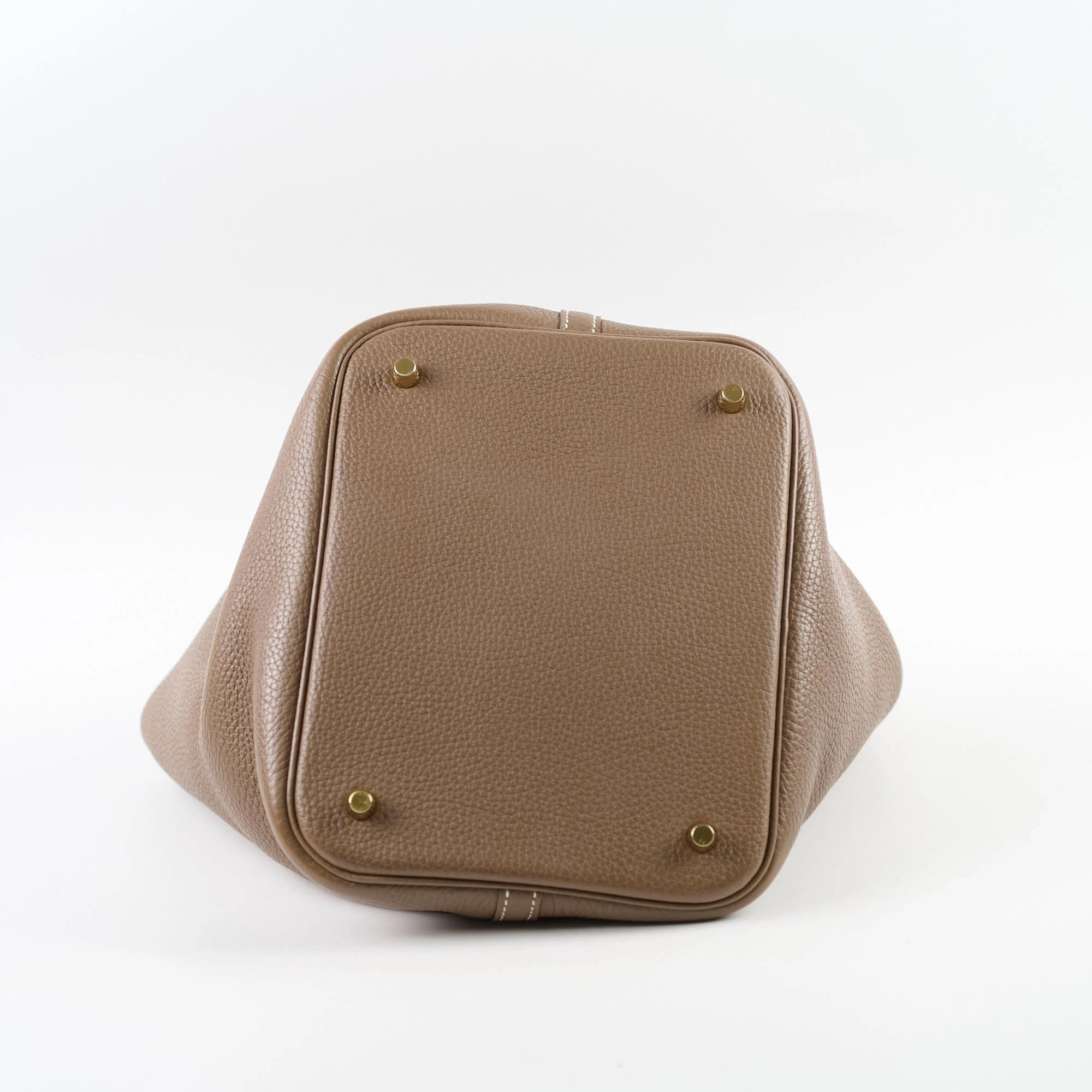 Hermes Picotin 22 Clemence Etoupe C Stamp