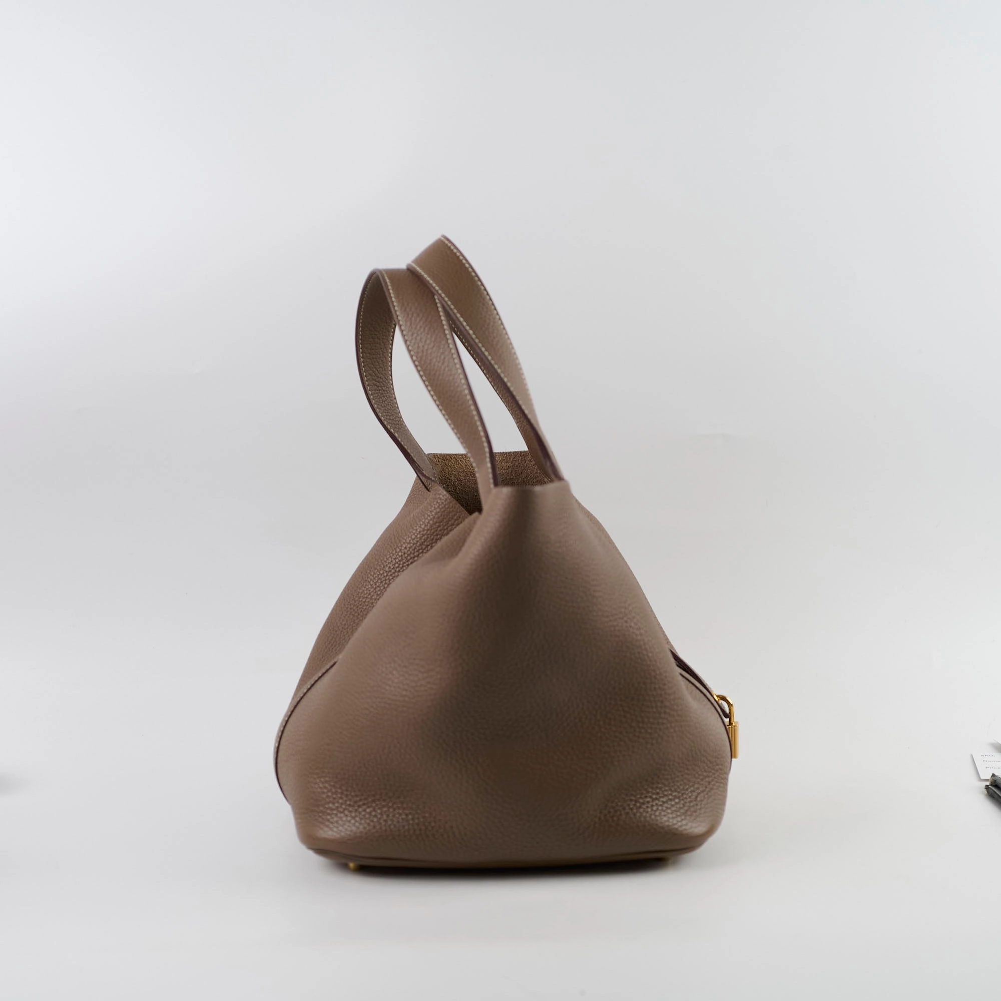 Hermes Picotin 22 Clemence Etoupe C Stamp