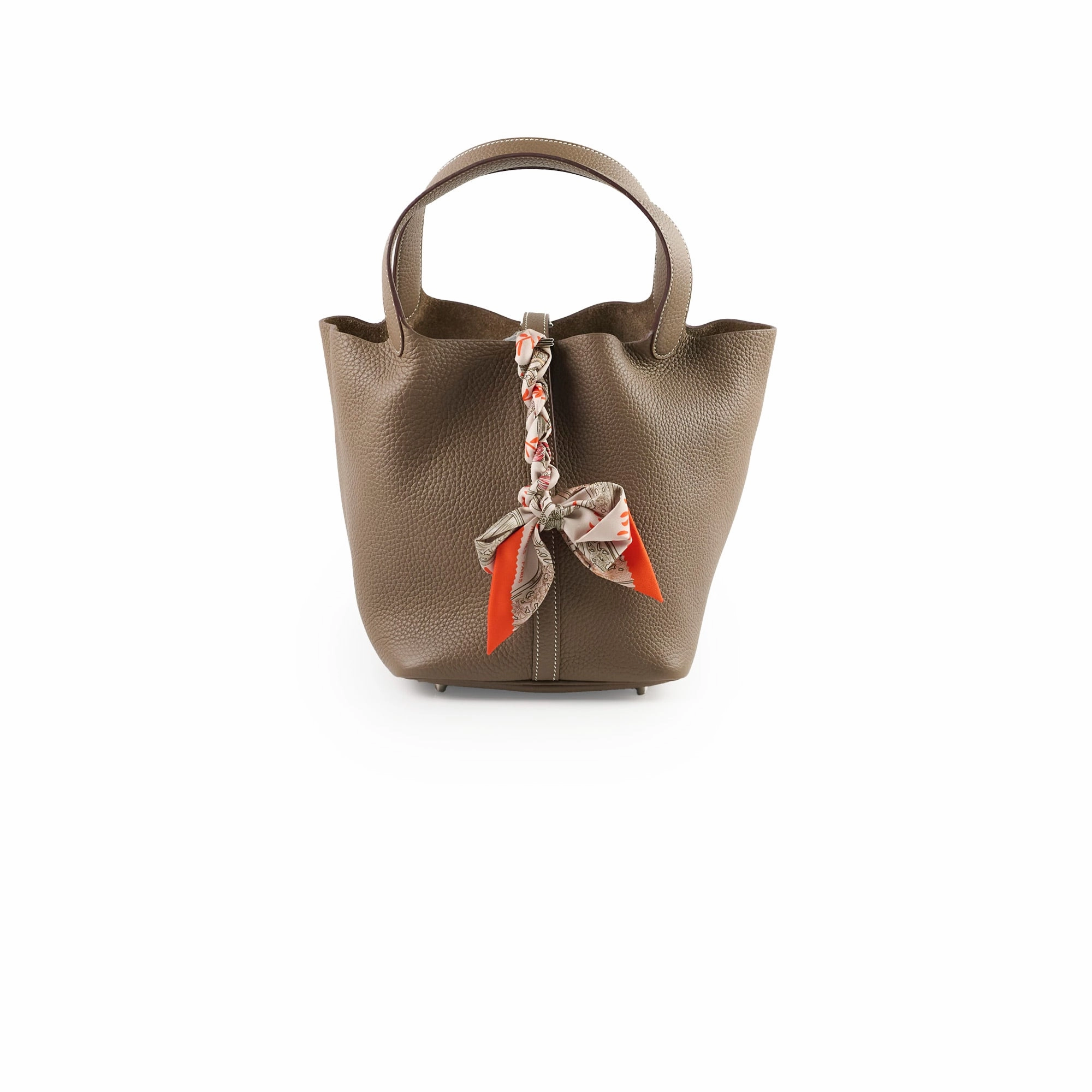 Hermes Picotin 22 Clemence Etoupe Stamp Z