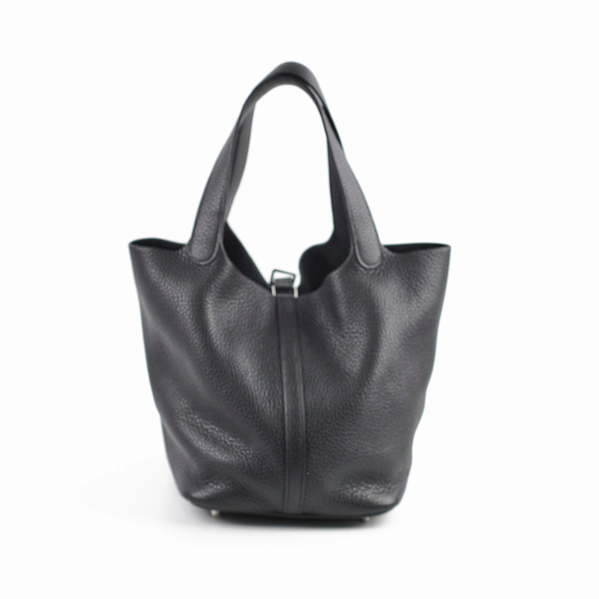 Hermes Picotin 22 Lock Bag Noir A Stamp