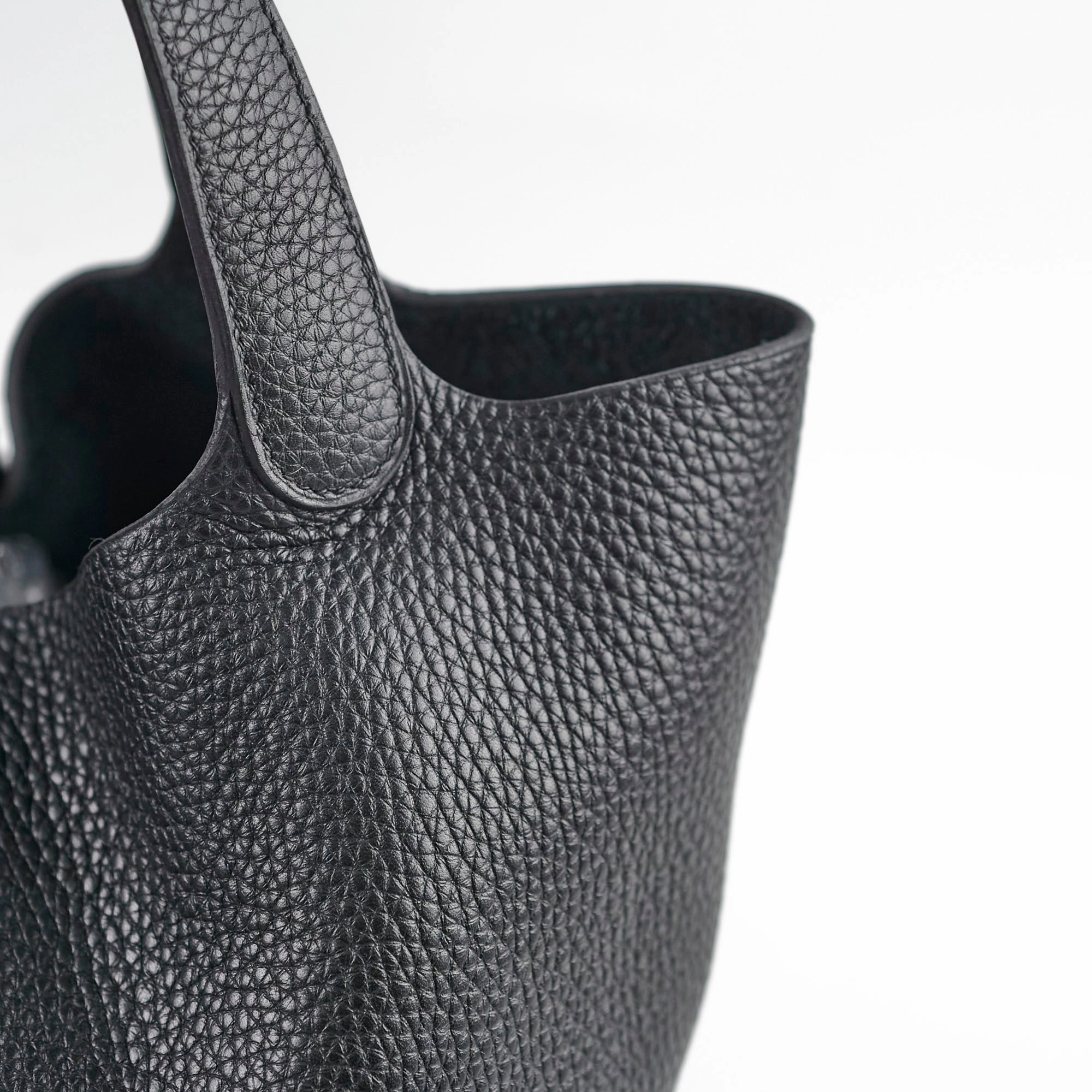 Hermes Picotin 22 Lock Bag Noir A Stamp