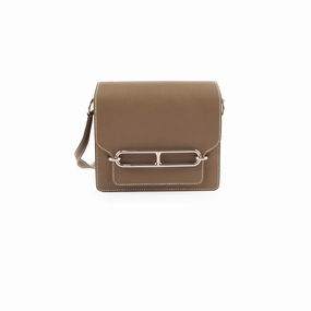 Hermes Roulis Mini Etoupe Evercolor