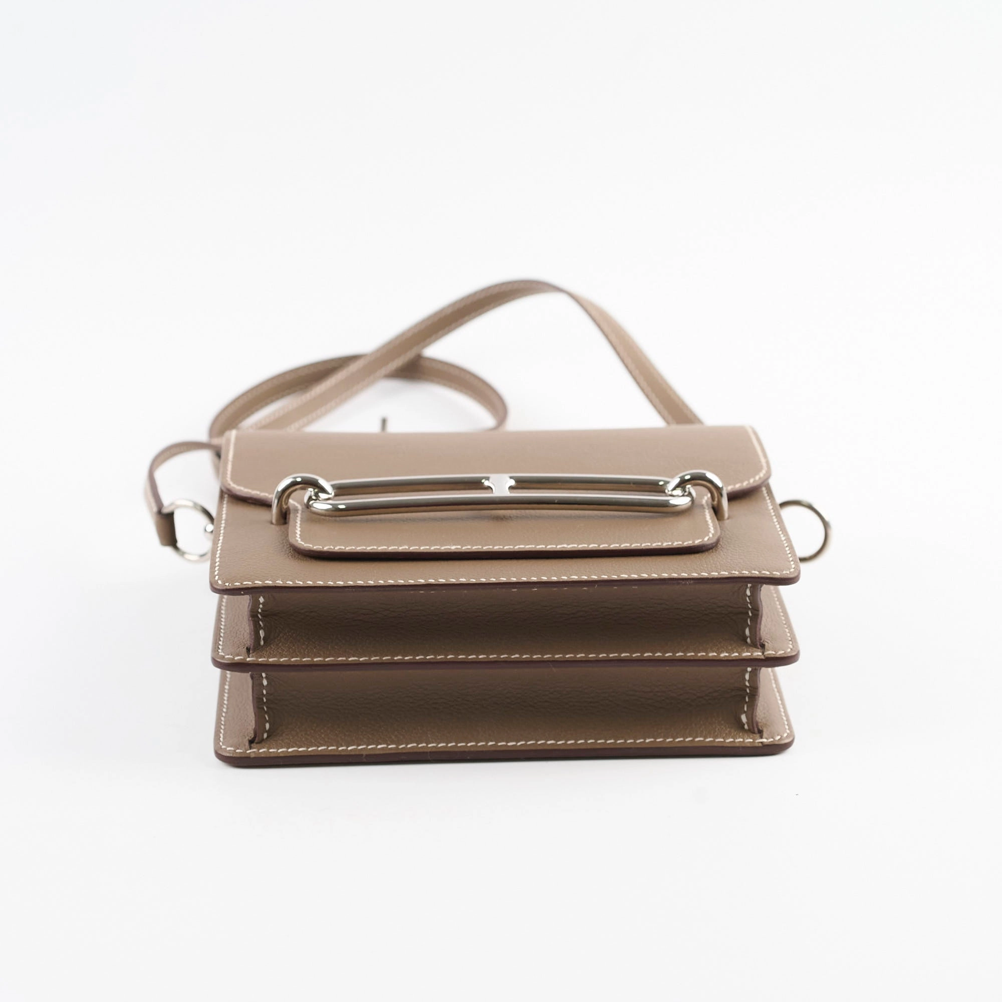 Hermes Roulis Mini Etoupe Evercolor