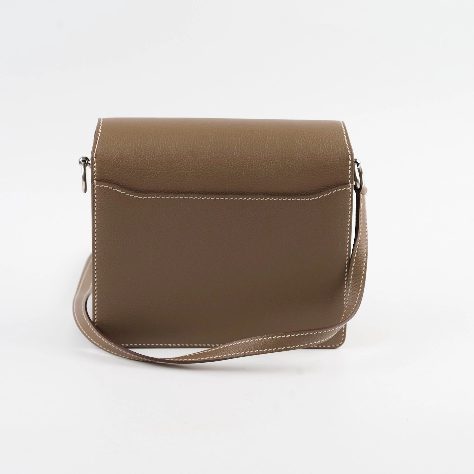 Hermes Roulis Mini Etoupe Evercolor