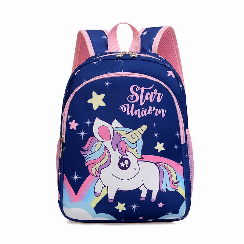 Horned Beast Children's Cartoon Schoolbag