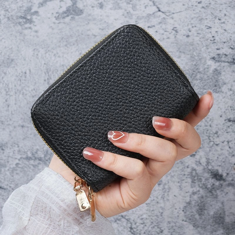 ins new double-layer women's card bag wallet