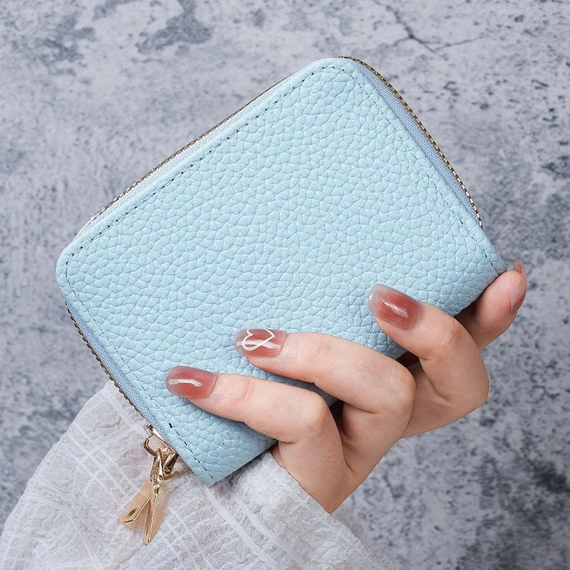ins new double-layer women's card bag wallet