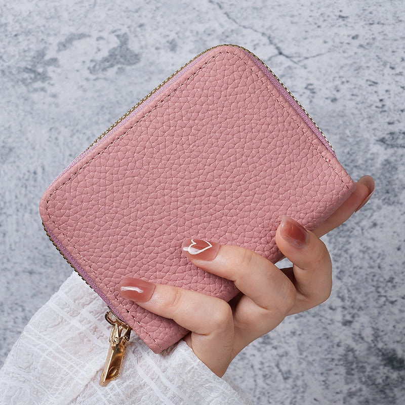 ins new double-layer women's card bag wallet