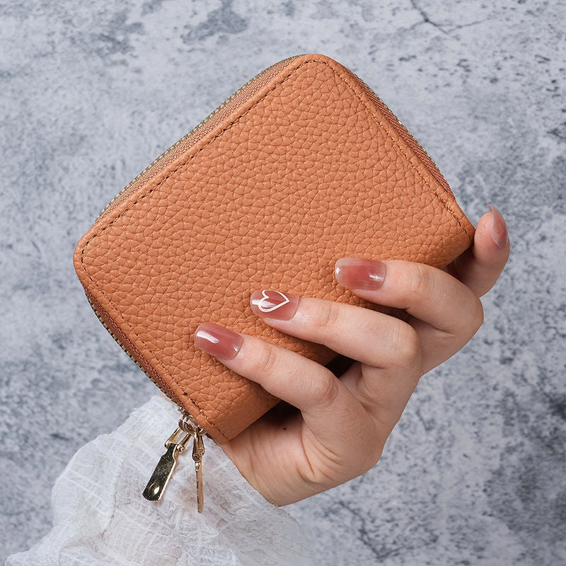 ins new double-layer women's card bag wallet