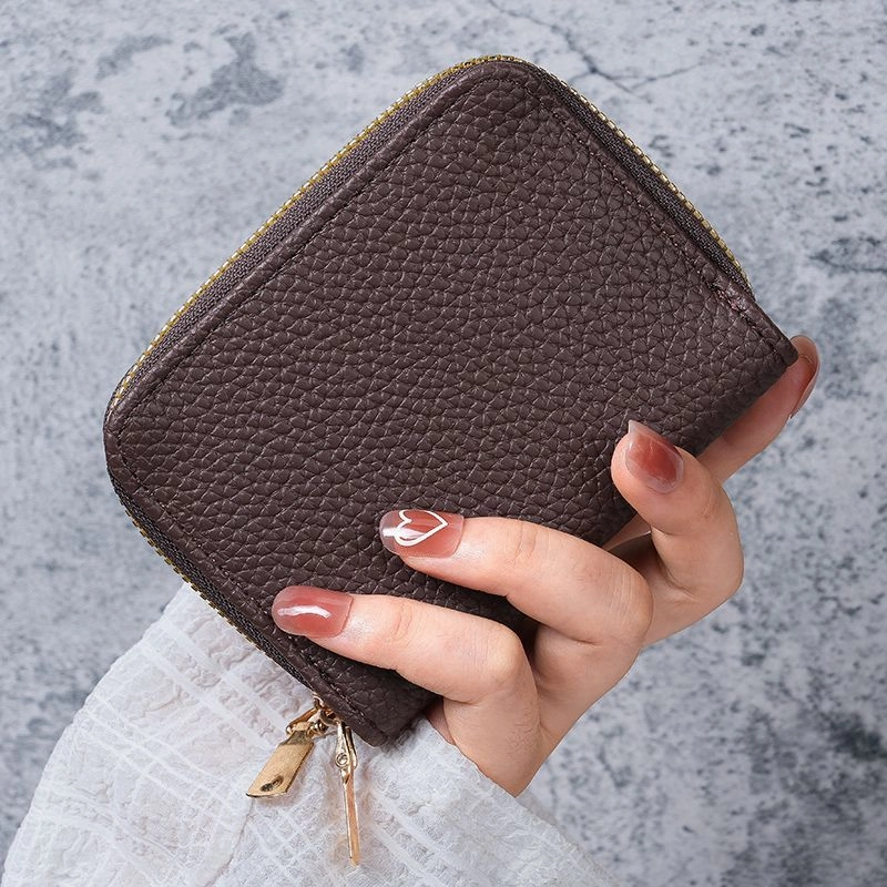ins new double-layer women's card bag wallet