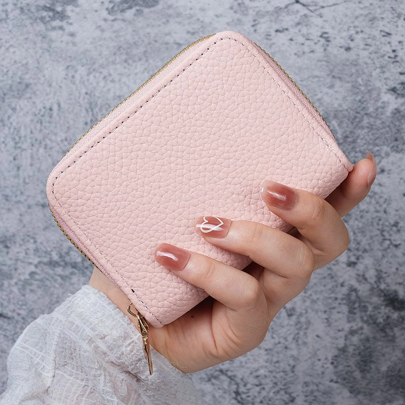 ins new double-layer women's card bag wallet