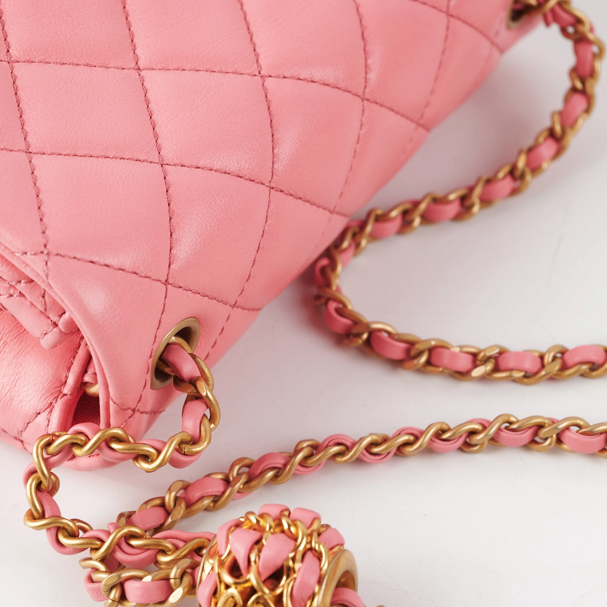 ITEM 9 - Chanel Mini Square Pink Microchipped