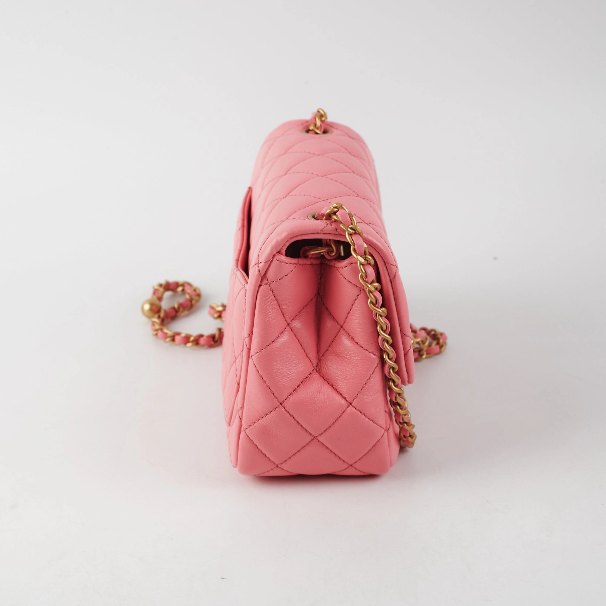ITEM 9 - Chanel Mini Square Pink Microchipped