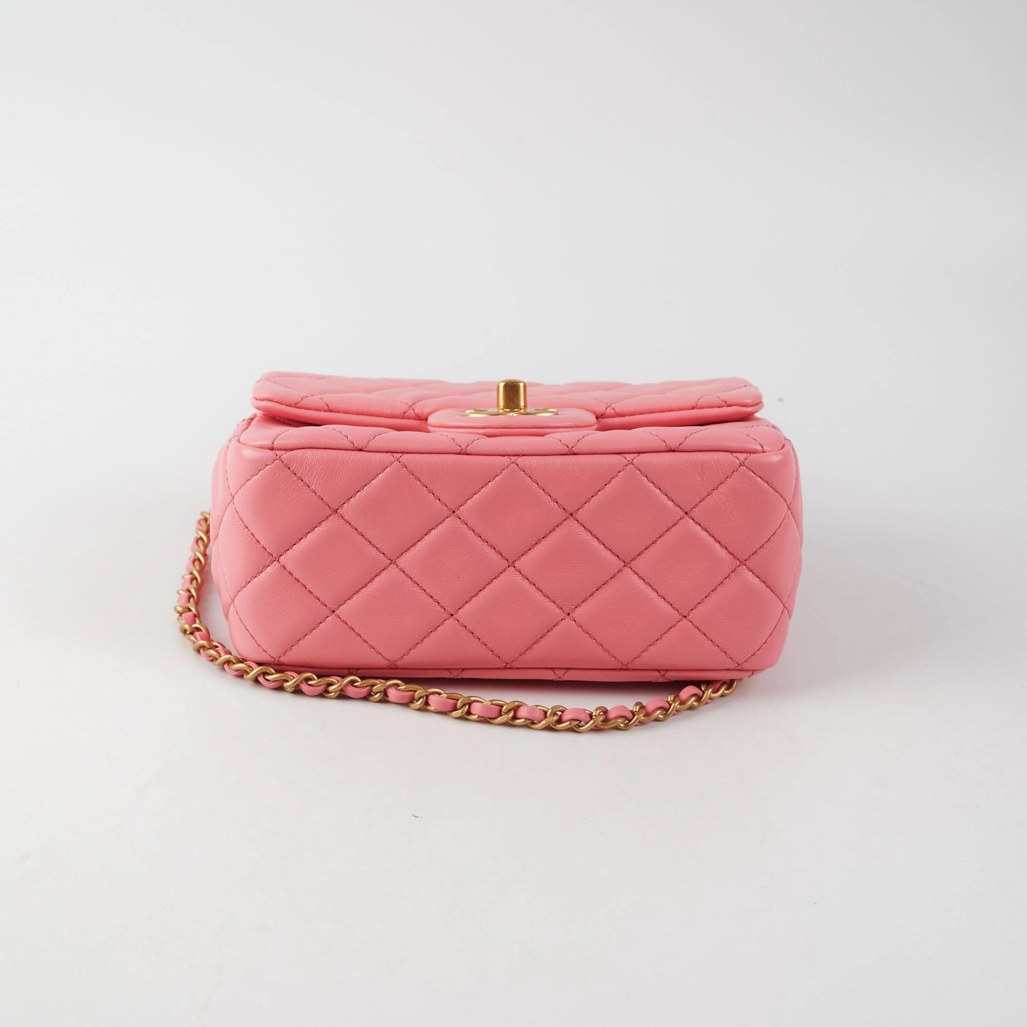 ITEM 9 - Chanel Mini Square Pink Microchipped