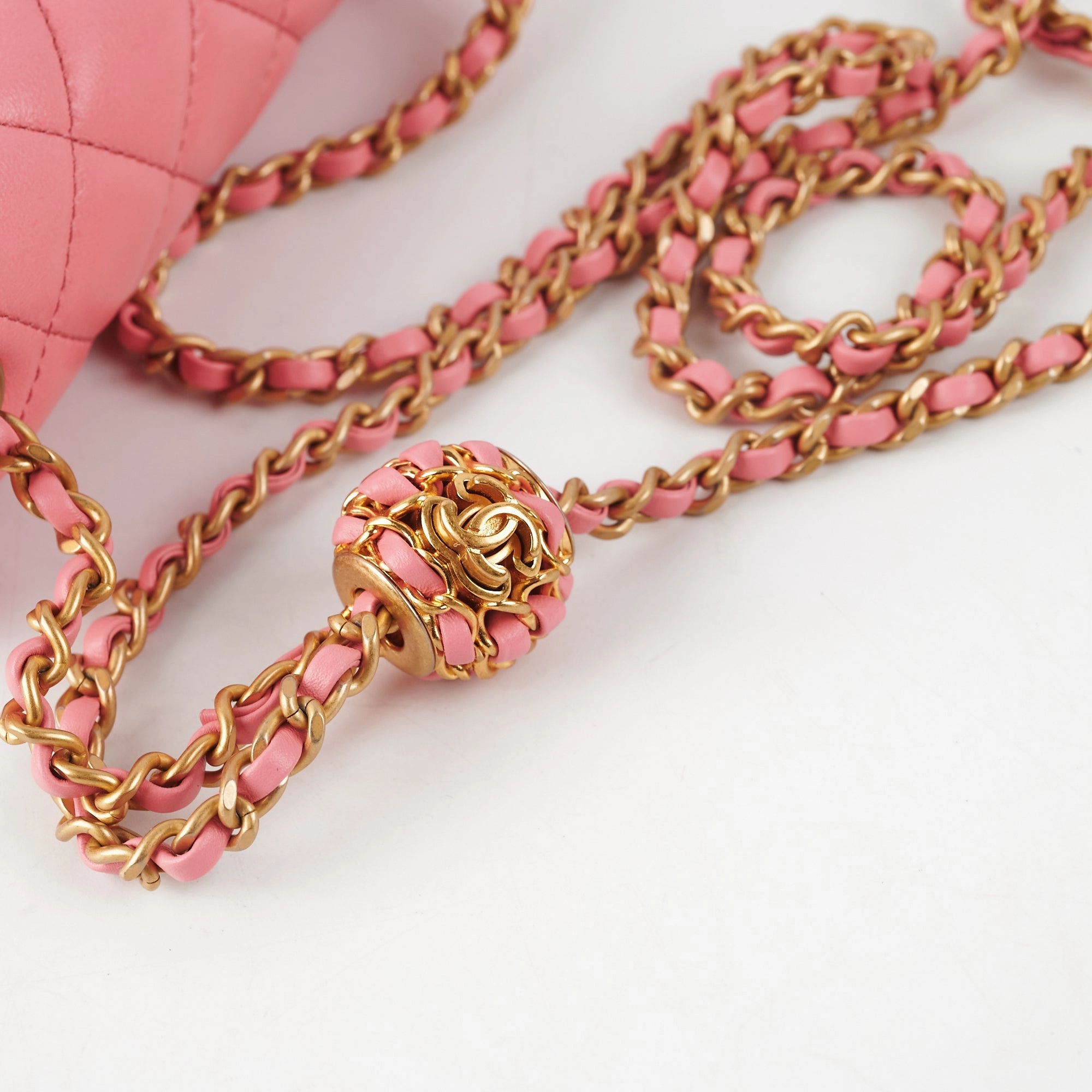 ITEM 9 - Chanel Mini Square Pink Microchipped